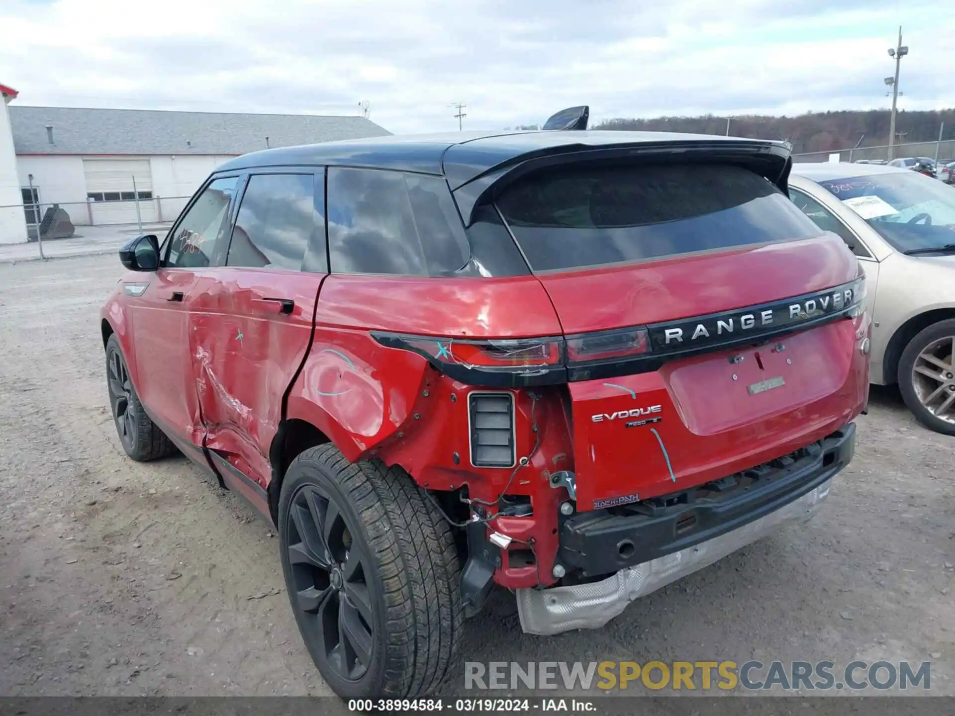 3 Photograph of a damaged car SALZJ2FX1LH040834 LAND ROVER RANGE ROVER EVOQUE 2020