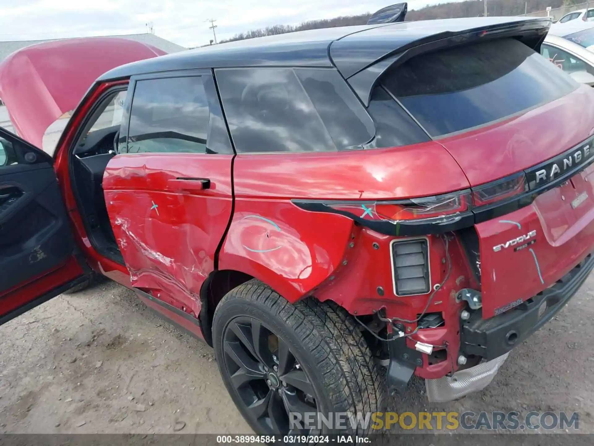 6 Photograph of a damaged car SALZJ2FX1LH040834 LAND ROVER RANGE ROVER EVOQUE 2020