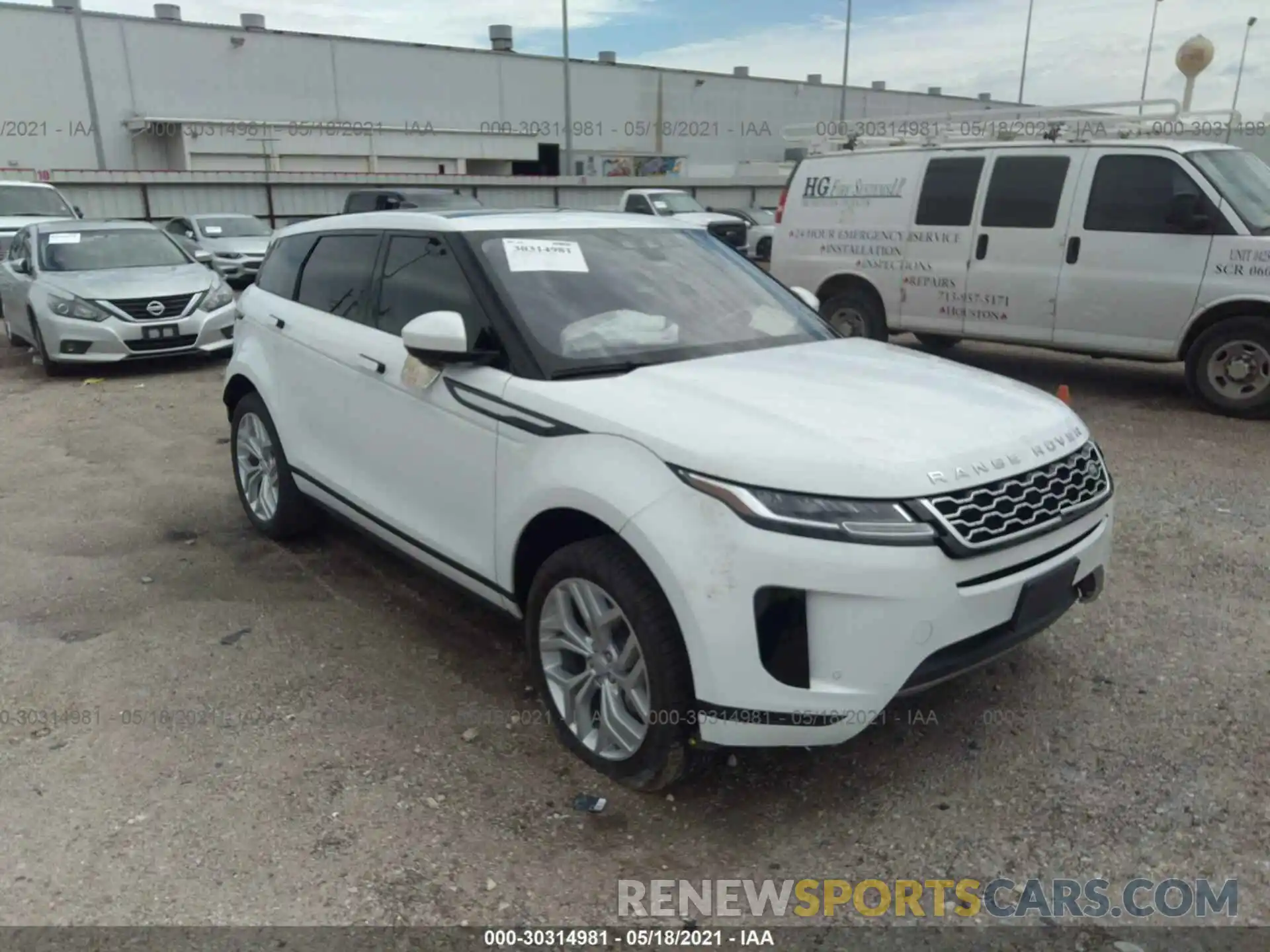 1 Photograph of a damaged car SALZJ2FX1LH100711 LAND ROVER RANGE ROVER EVOQUE 2020