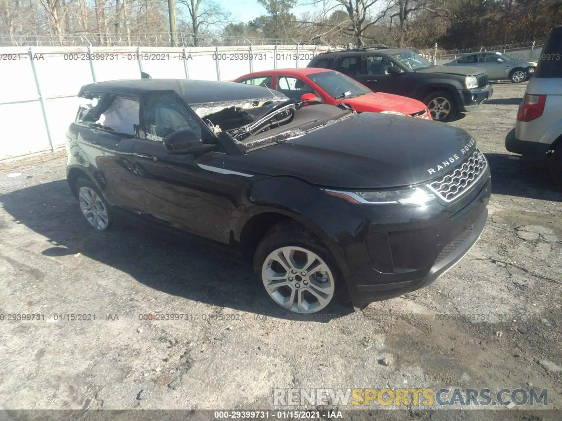 1 Photograph of a damaged car SALZJ2FX2LH008037 LAND ROVER RANGE ROVER EVOQUE 2020