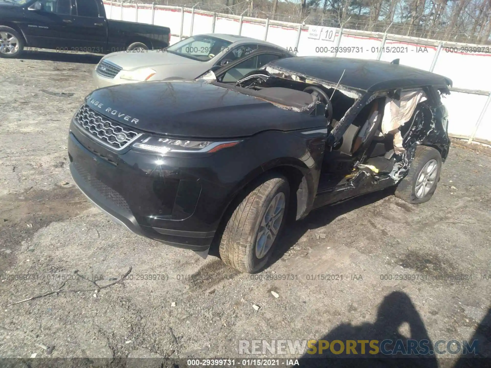 2 Photograph of a damaged car SALZJ2FX2LH008037 LAND ROVER RANGE ROVER EVOQUE 2020