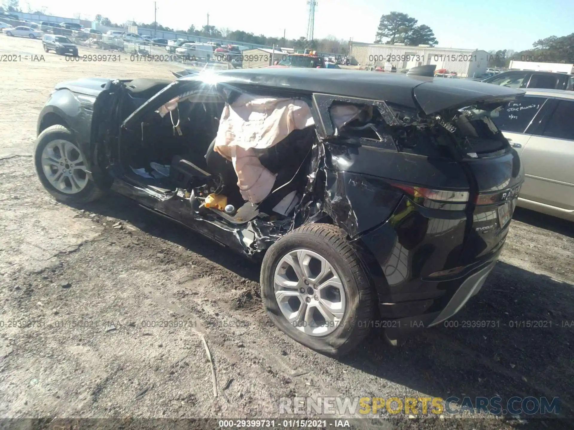 3 Photograph of a damaged car SALZJ2FX2LH008037 LAND ROVER RANGE ROVER EVOQUE 2020