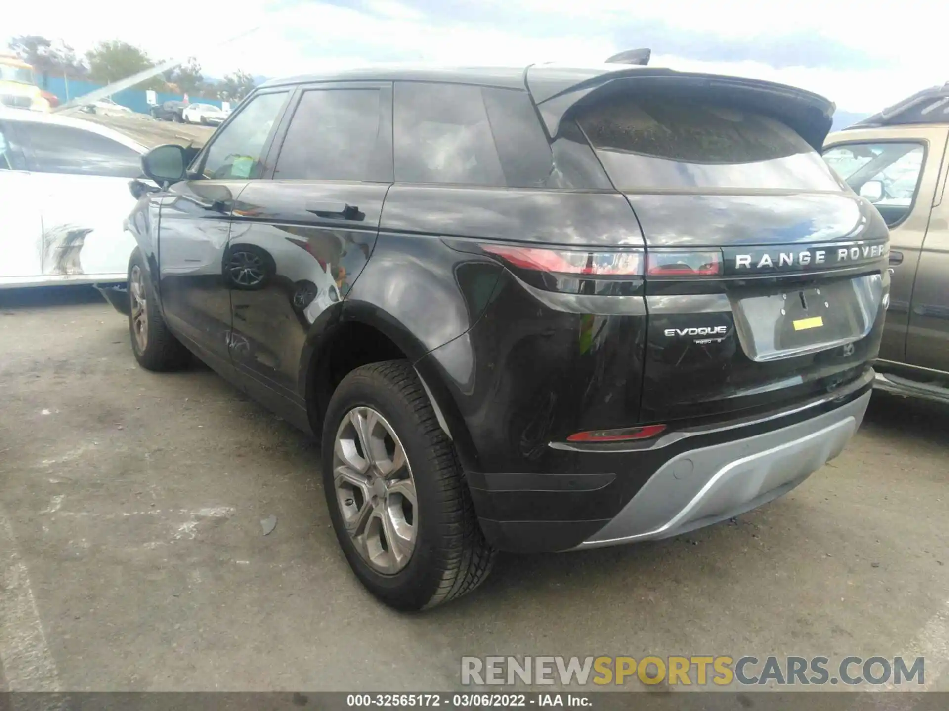 3 Фотография поврежденного автомобиля SALZJ2FX2LH041197 LAND ROVER RANGE ROVER EVOQUE 2020