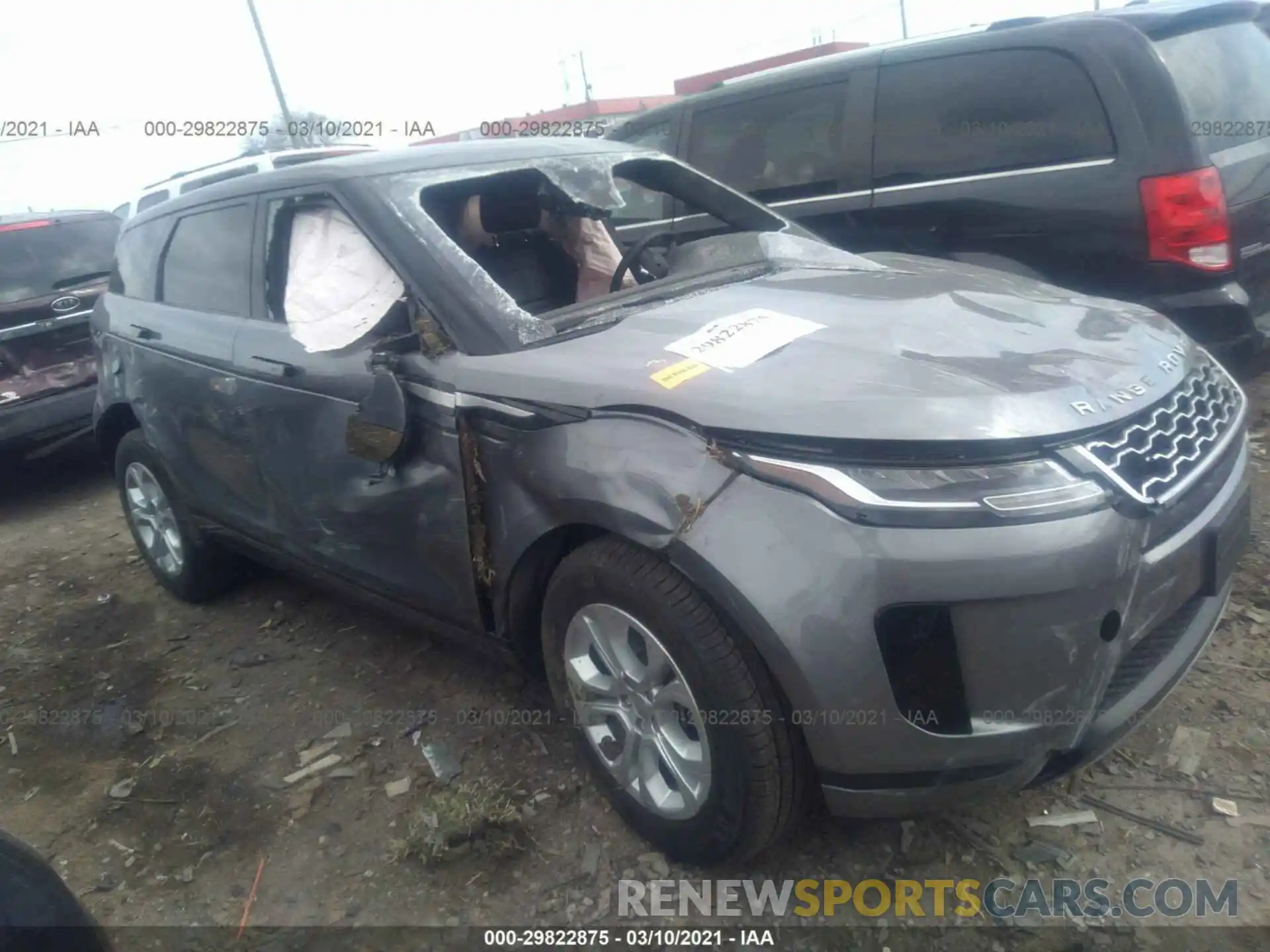 1 Photograph of a damaged car SALZJ2FX2LH087015 LAND ROVER RANGE ROVER EVOQUE 2020