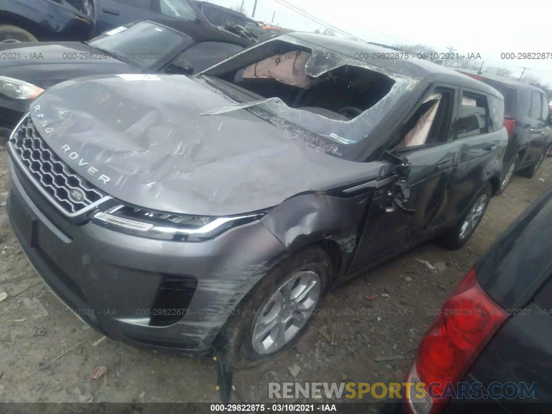 2 Photograph of a damaged car SALZJ2FX2LH087015 LAND ROVER RANGE ROVER EVOQUE 2020