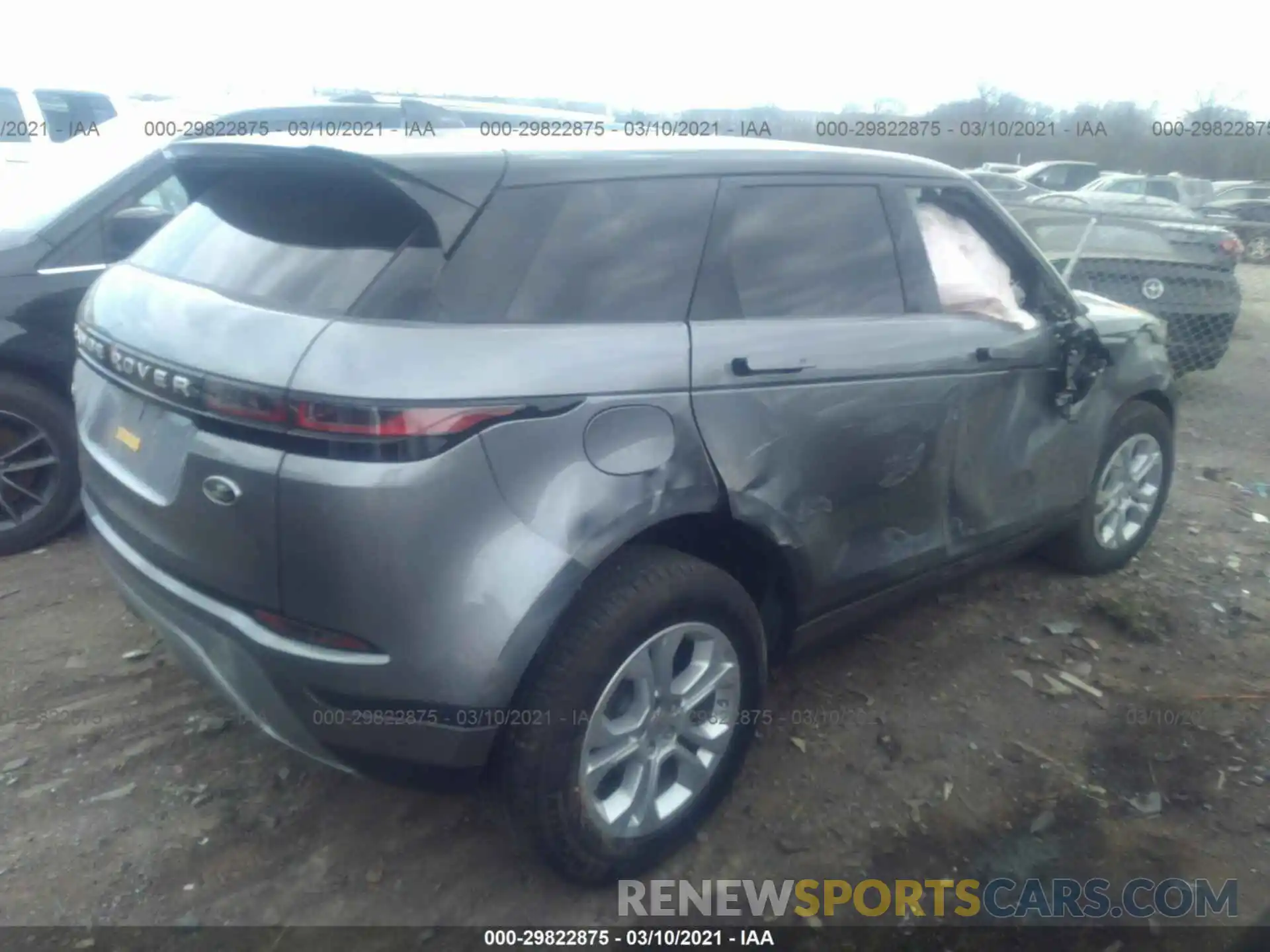 4 Photograph of a damaged car SALZJ2FX2LH087015 LAND ROVER RANGE ROVER EVOQUE 2020