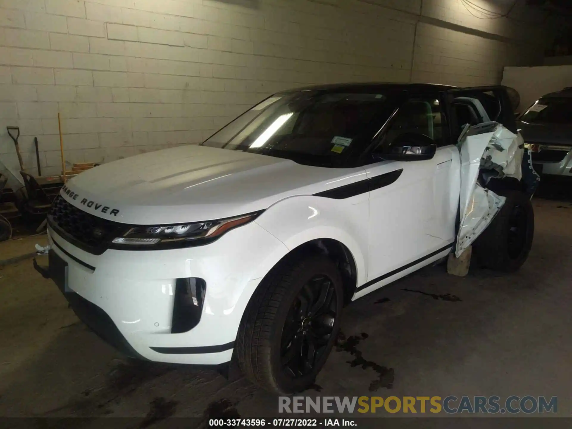 2 Photograph of a damaged car SALZJ2FX2LH102936 LAND ROVER RANGE ROVER EVOQUE 2020