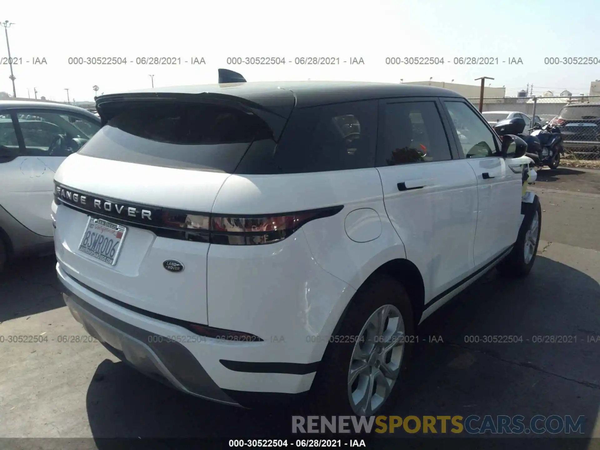 4 Фотография поврежденного автомобиля SALZJ2FX2LH104489 LAND ROVER RANGE ROVER EVOQUE 2020