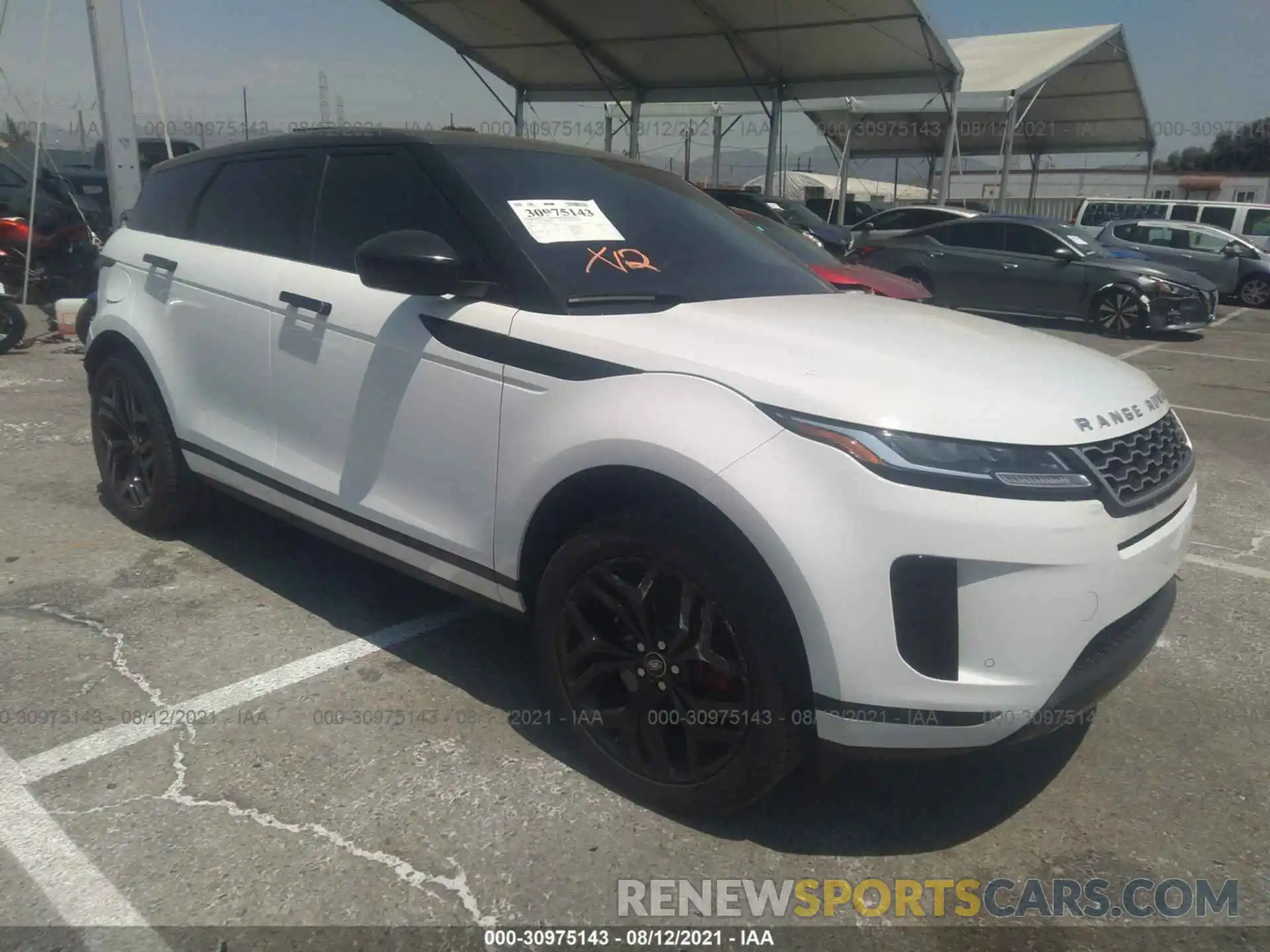 1 Photograph of a damaged car SALZJ2FX2LH107778 LAND ROVER RANGE ROVER EVOQUE 2020