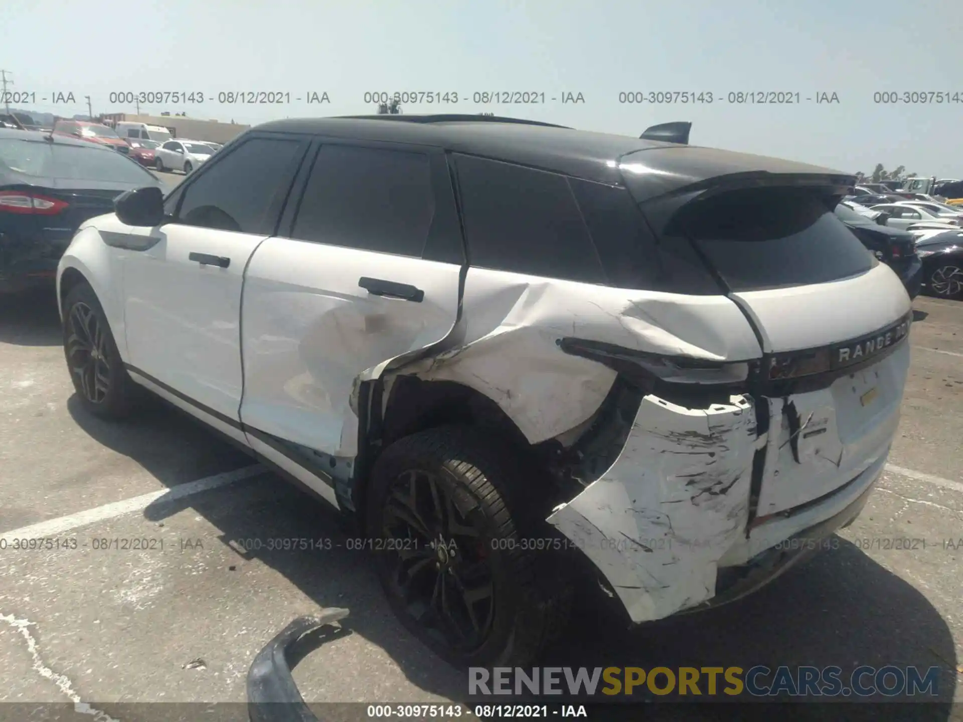 3 Photograph of a damaged car SALZJ2FX2LH107778 LAND ROVER RANGE ROVER EVOQUE 2020