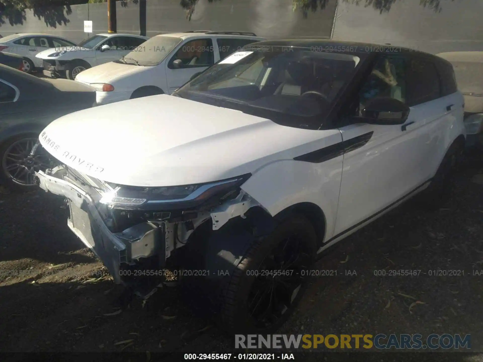 2 Photograph of a damaged car SALZJ2FX3LH031973 LAND ROVER RANGE ROVER EVOQUE 2020