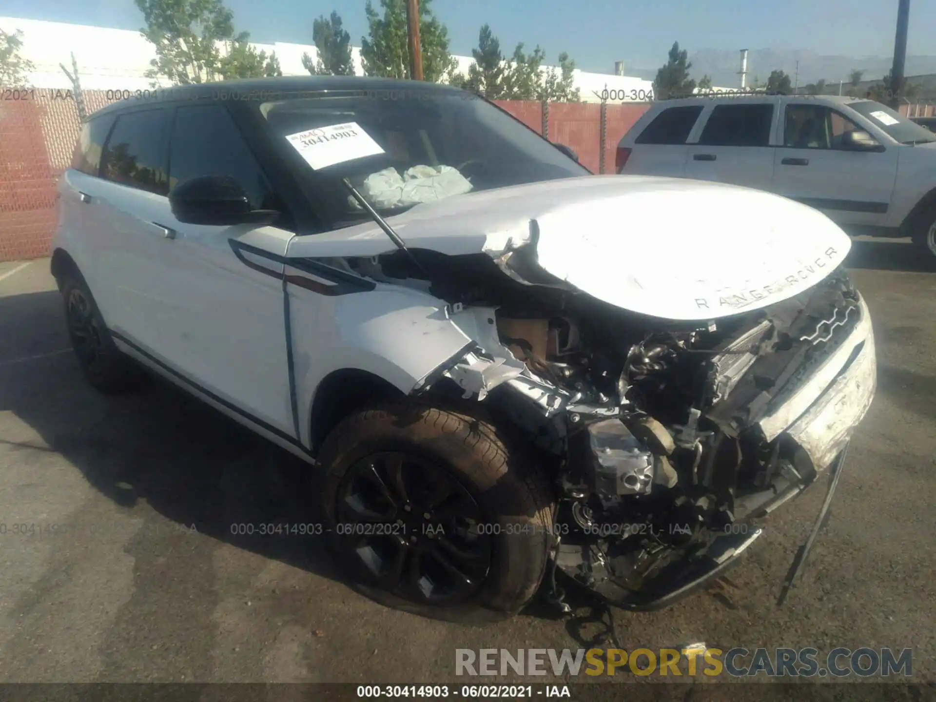 1 Photograph of a damaged car SALZJ2FX3LH104033 LAND ROVER RANGE ROVER EVOQUE 2020