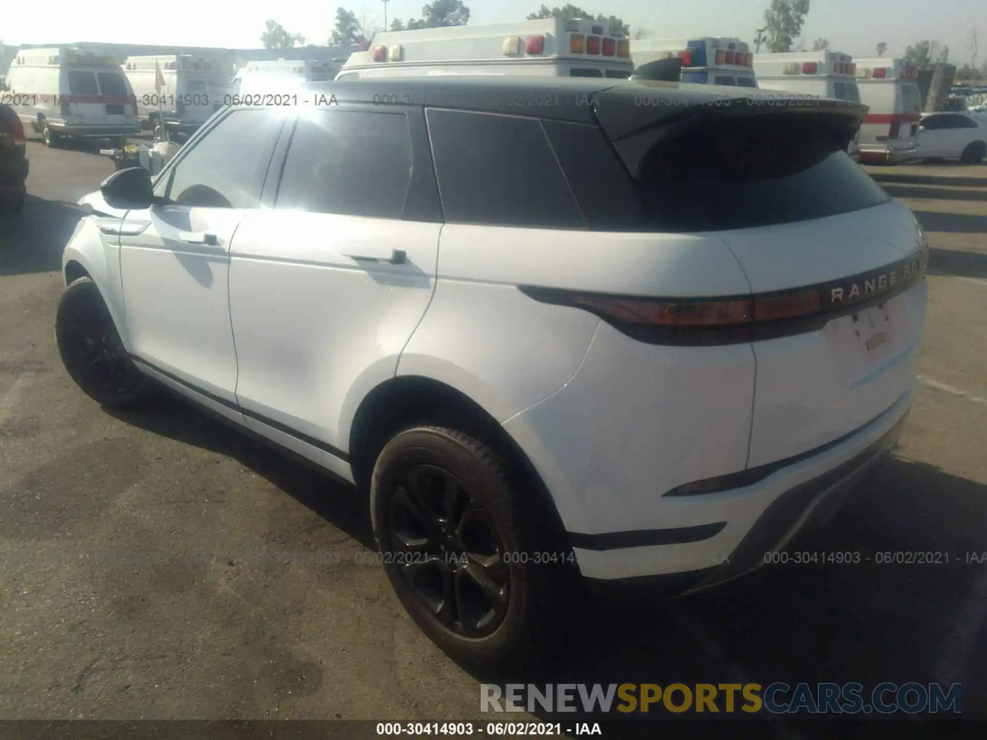 3 Фотография поврежденного автомобиля SALZJ2FX3LH104033 LAND ROVER RANGE ROVER EVOQUE 2020