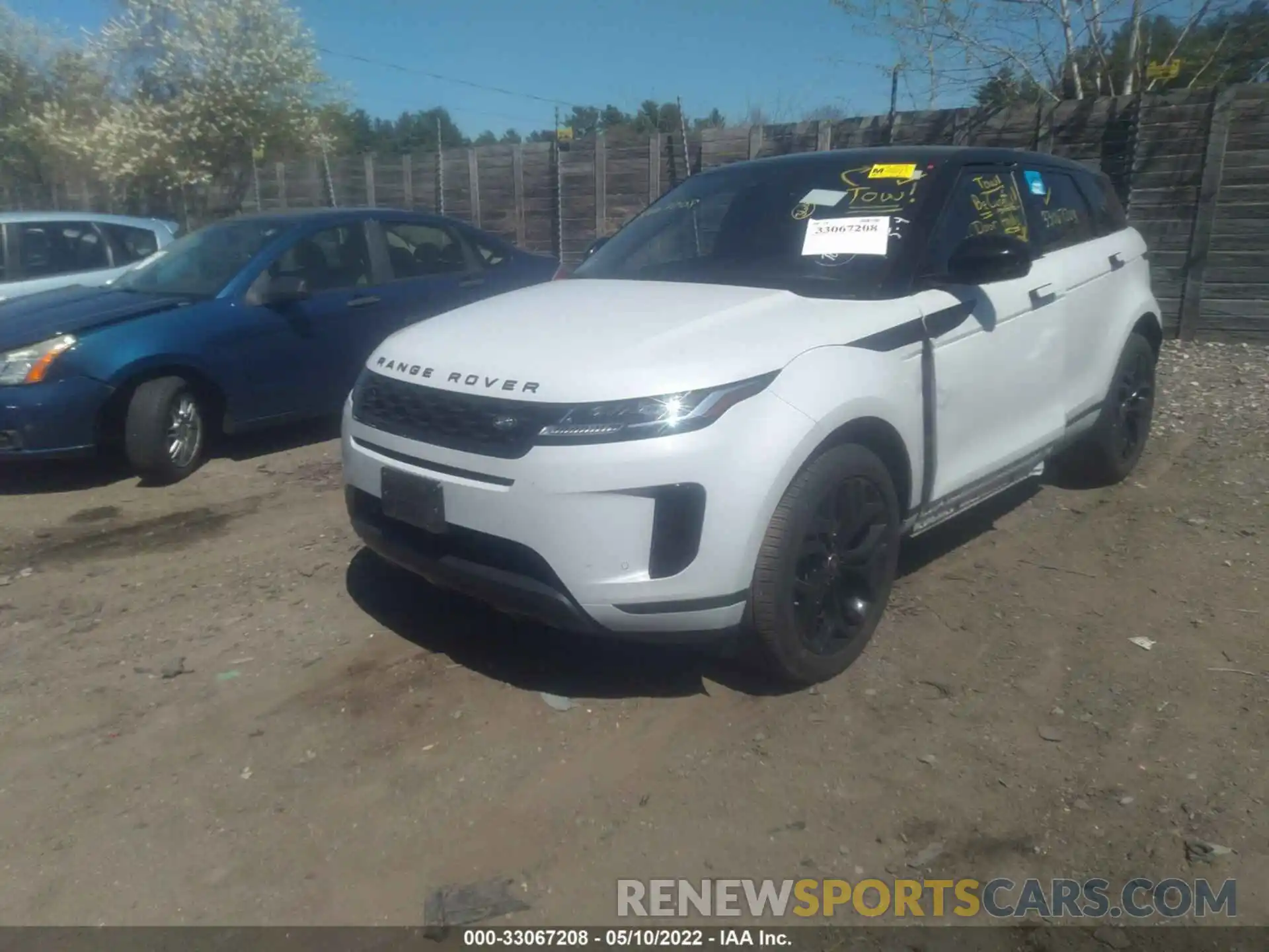 2 Фотография поврежденного автомобиля SALZJ2FX3LH117431 LAND ROVER RANGE ROVER EVOQUE 2020