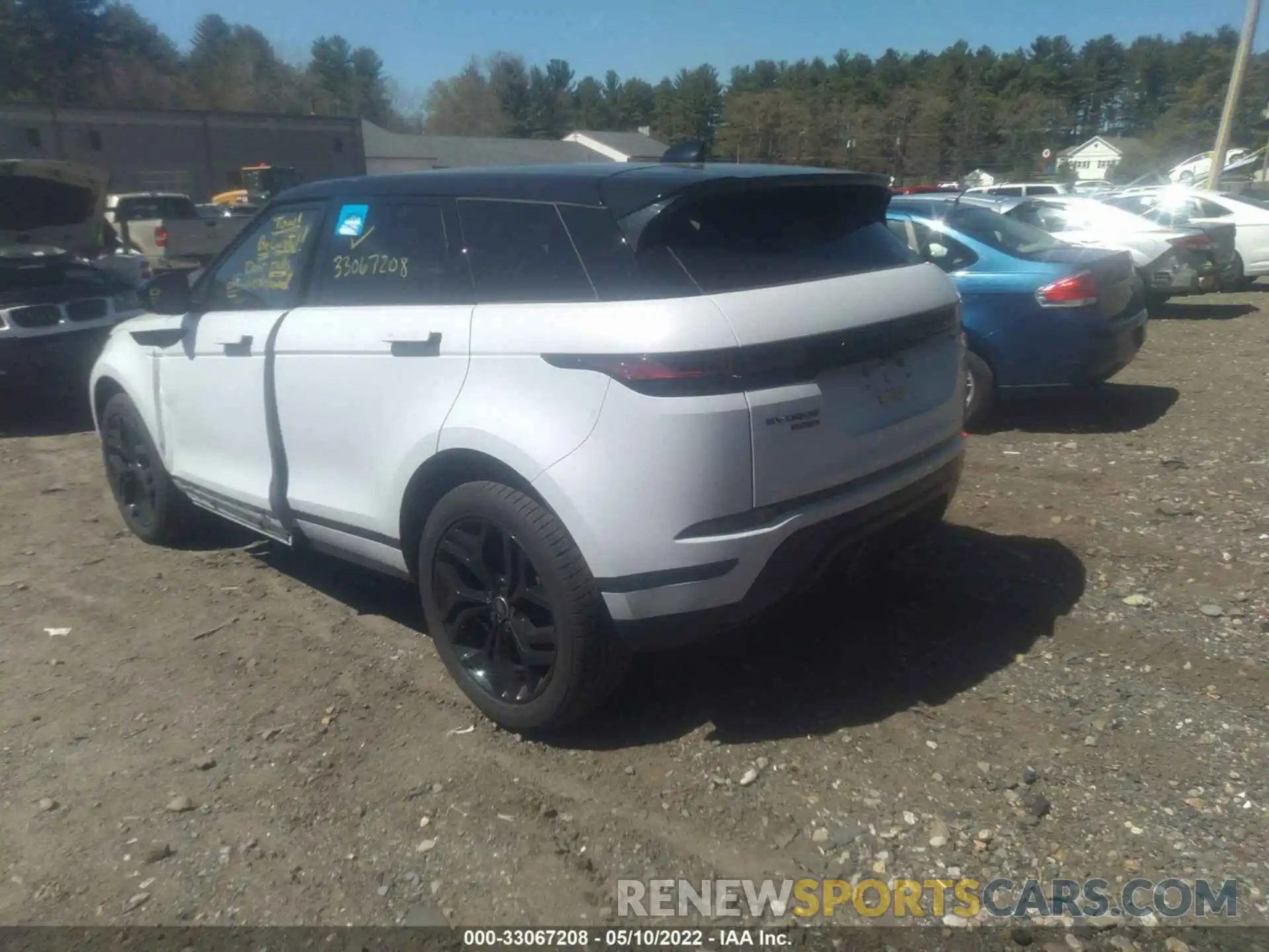 3 Photograph of a damaged car SALZJ2FX3LH117431 LAND ROVER RANGE ROVER EVOQUE 2020