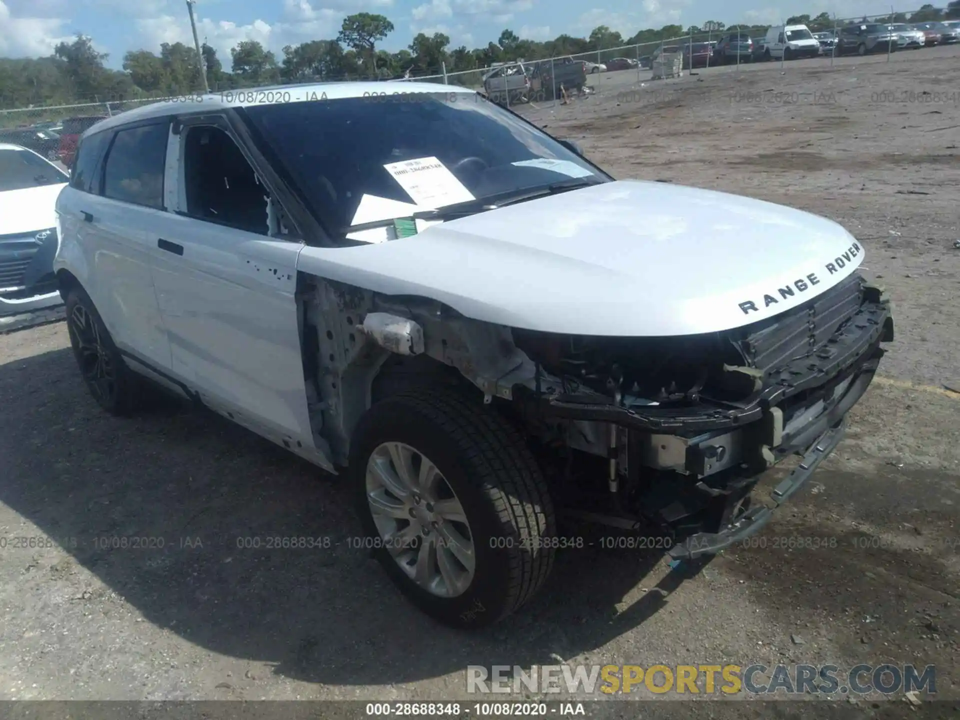 1 Photograph of a damaged car SALZJ2FX4LH039404 LAND ROVER RANGE ROVER EVOQUE 2020