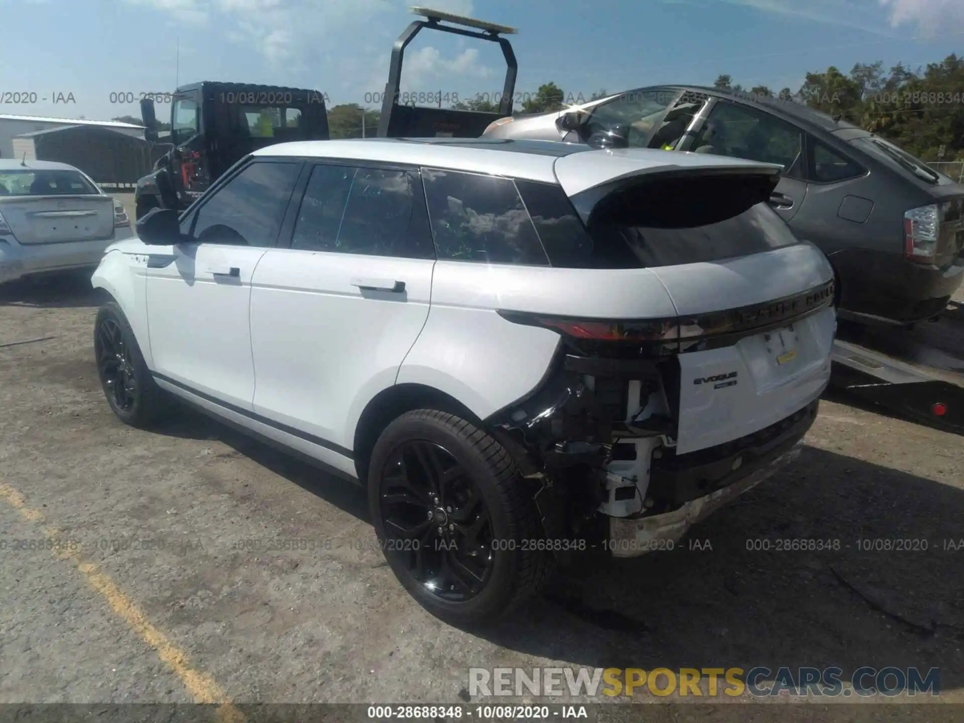 3 Фотография поврежденного автомобиля SALZJ2FX4LH039404 LAND ROVER RANGE ROVER EVOQUE 2020