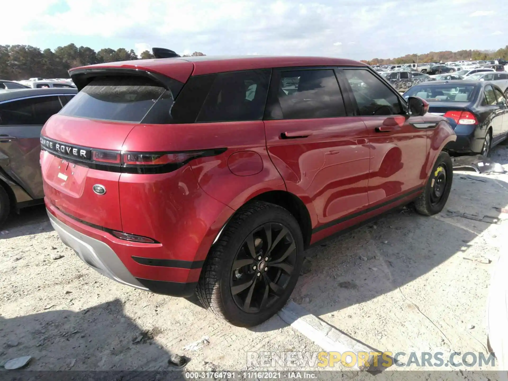 4 Фотография поврежденного автомобиля SALZJ2FX5LH038312 LAND ROVER RANGE ROVER EVOQUE 2020