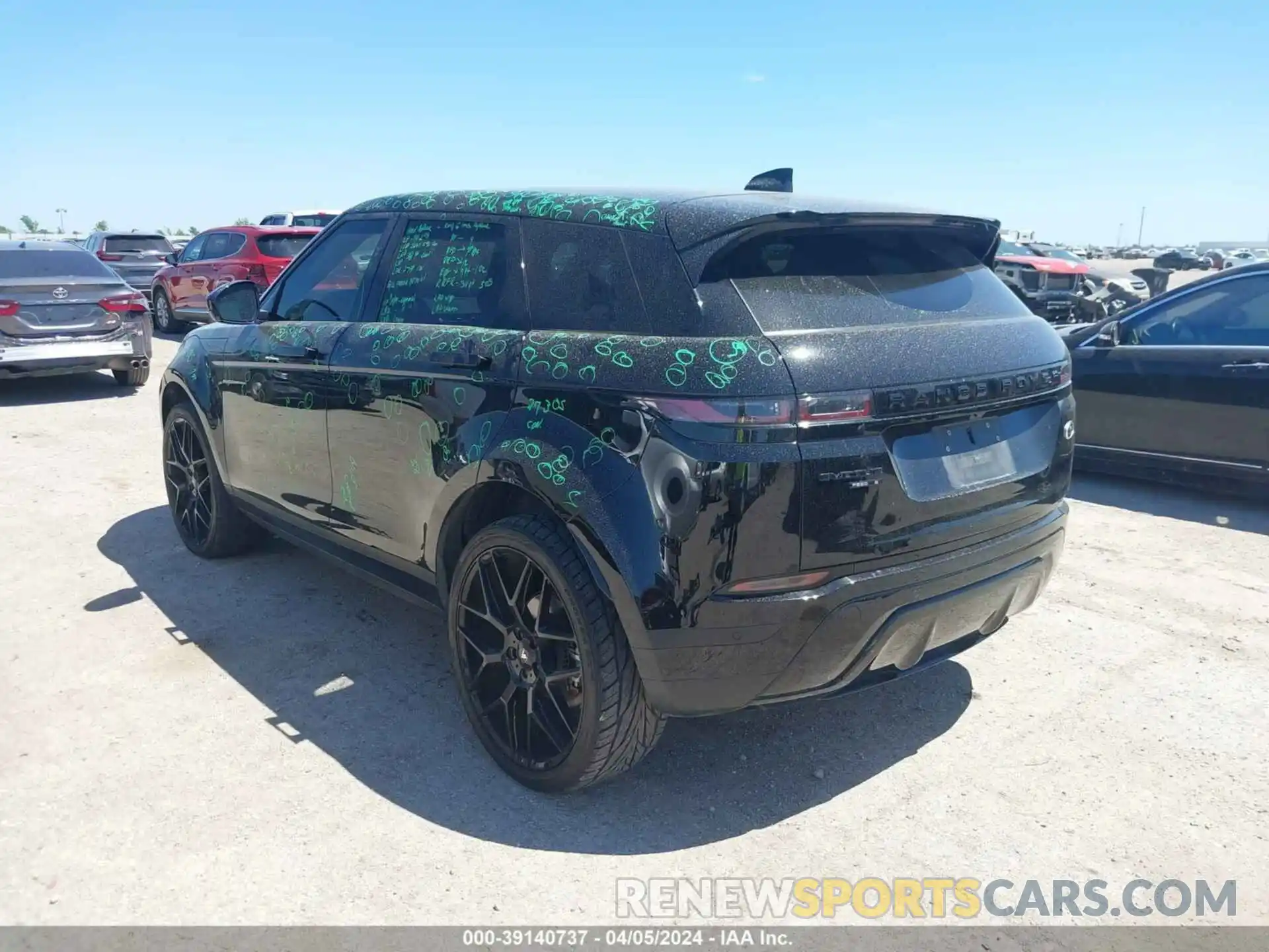 3 Photograph of a damaged car SALZJ2FX5LH107791 LAND ROVER RANGE ROVER EVOQUE 2020