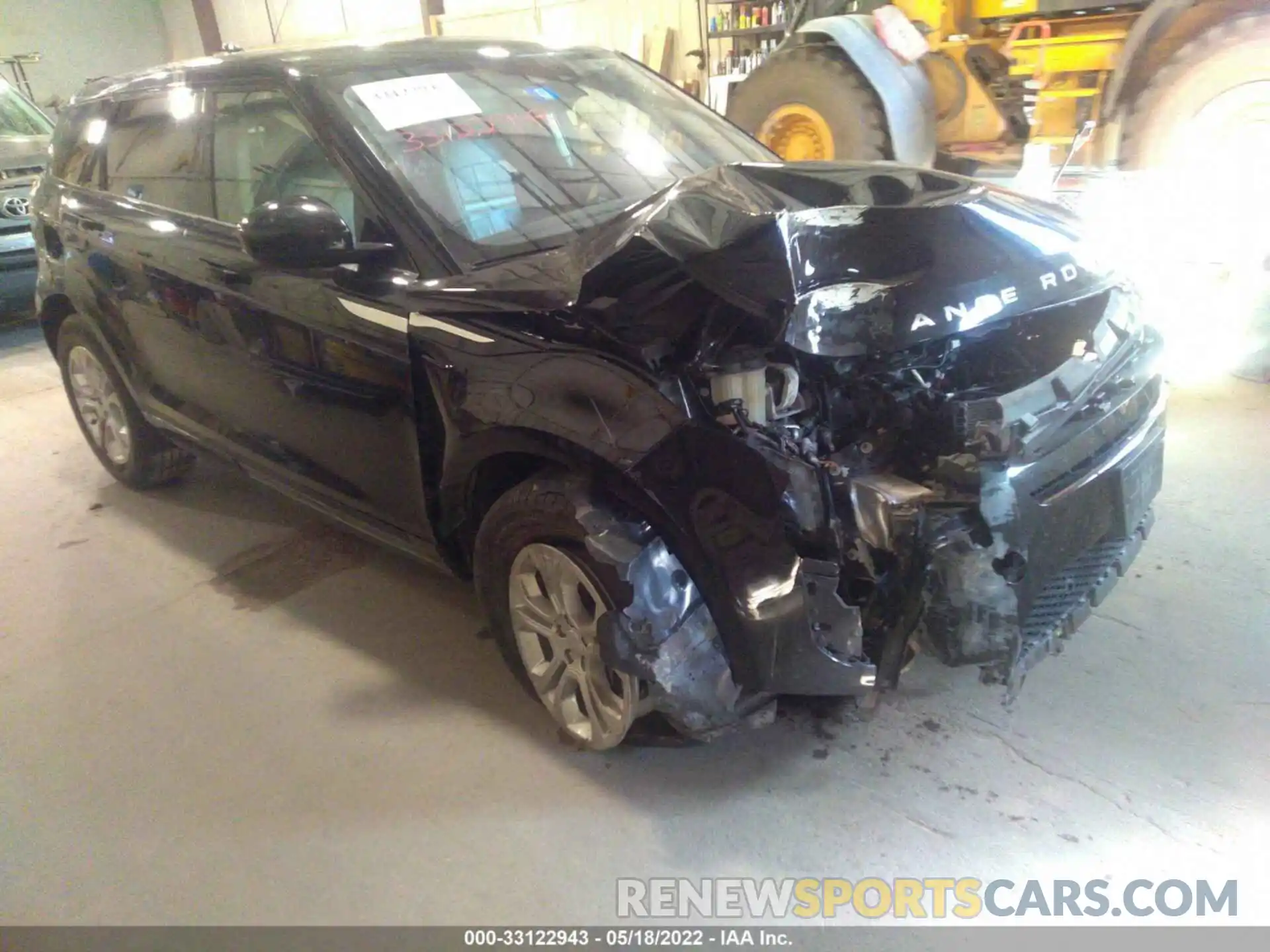 1 Photograph of a damaged car SALZJ2FX5LH117110 LAND ROVER RANGE ROVER EVOQUE 2020