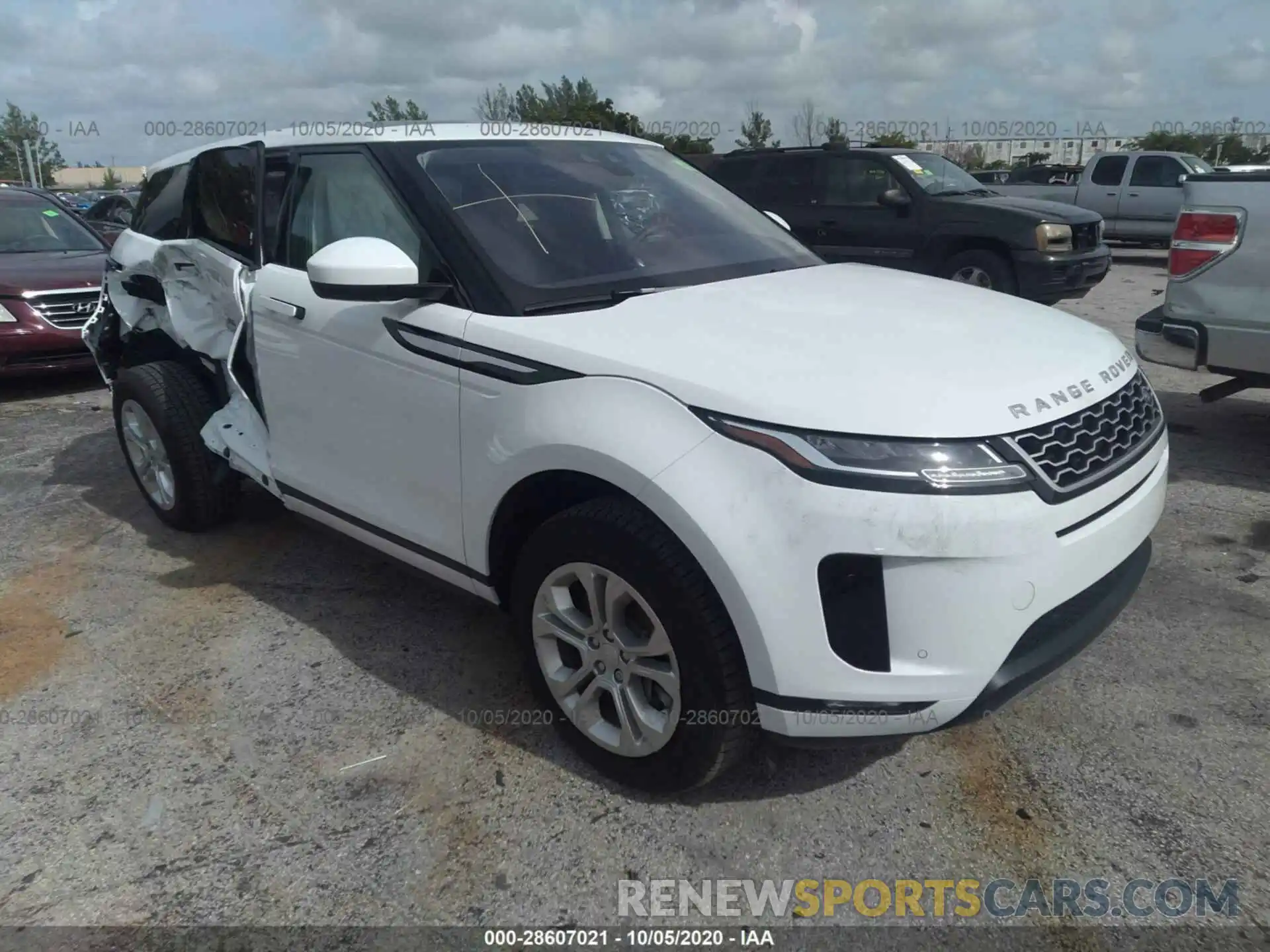 1 Фотография поврежденного автомобиля SALZJ2FX6LH050517 LAND ROVER RANGE ROVER EVOQUE 2020