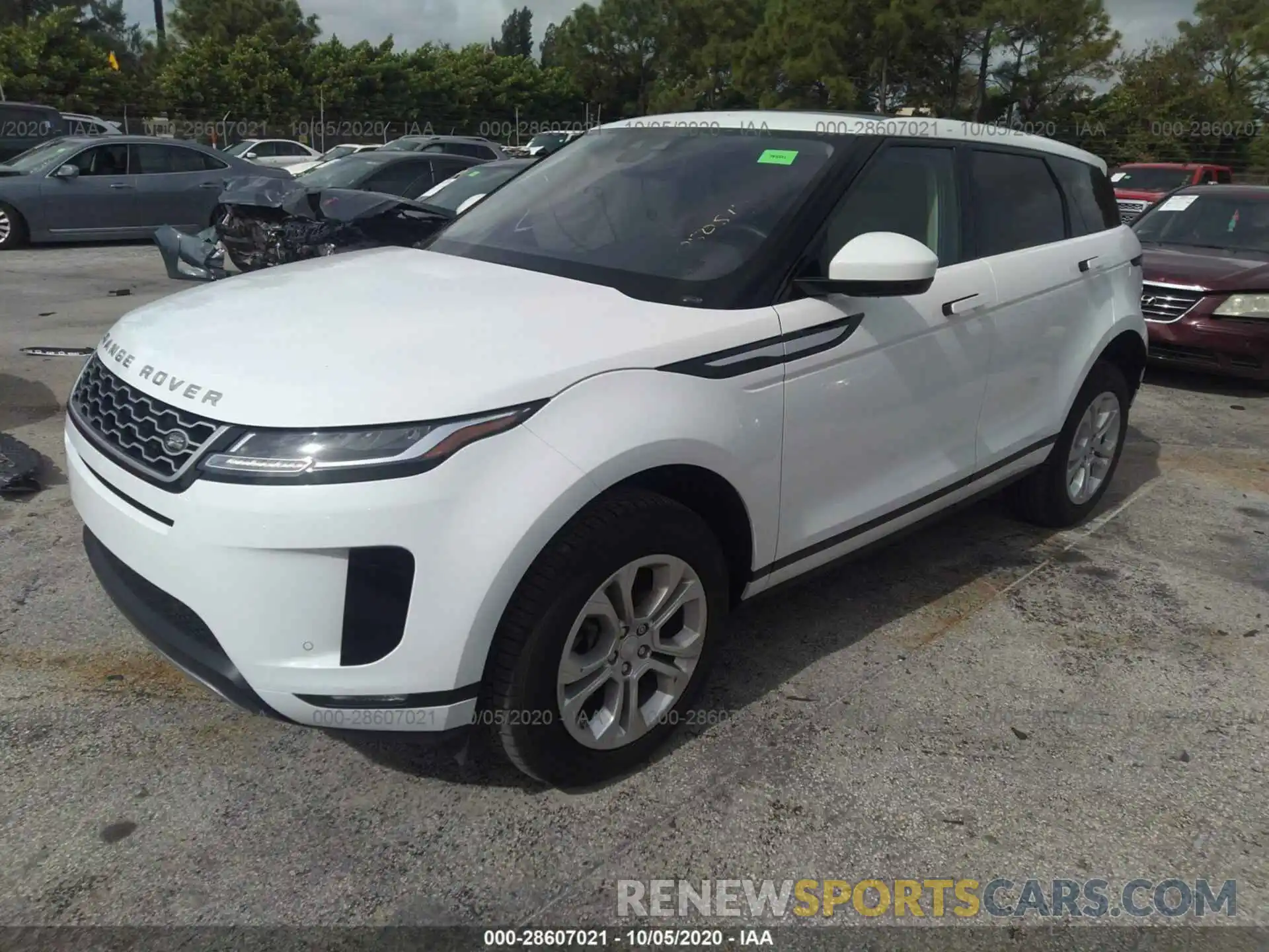 2 Photograph of a damaged car SALZJ2FX6LH050517 LAND ROVER RANGE ROVER EVOQUE 2020