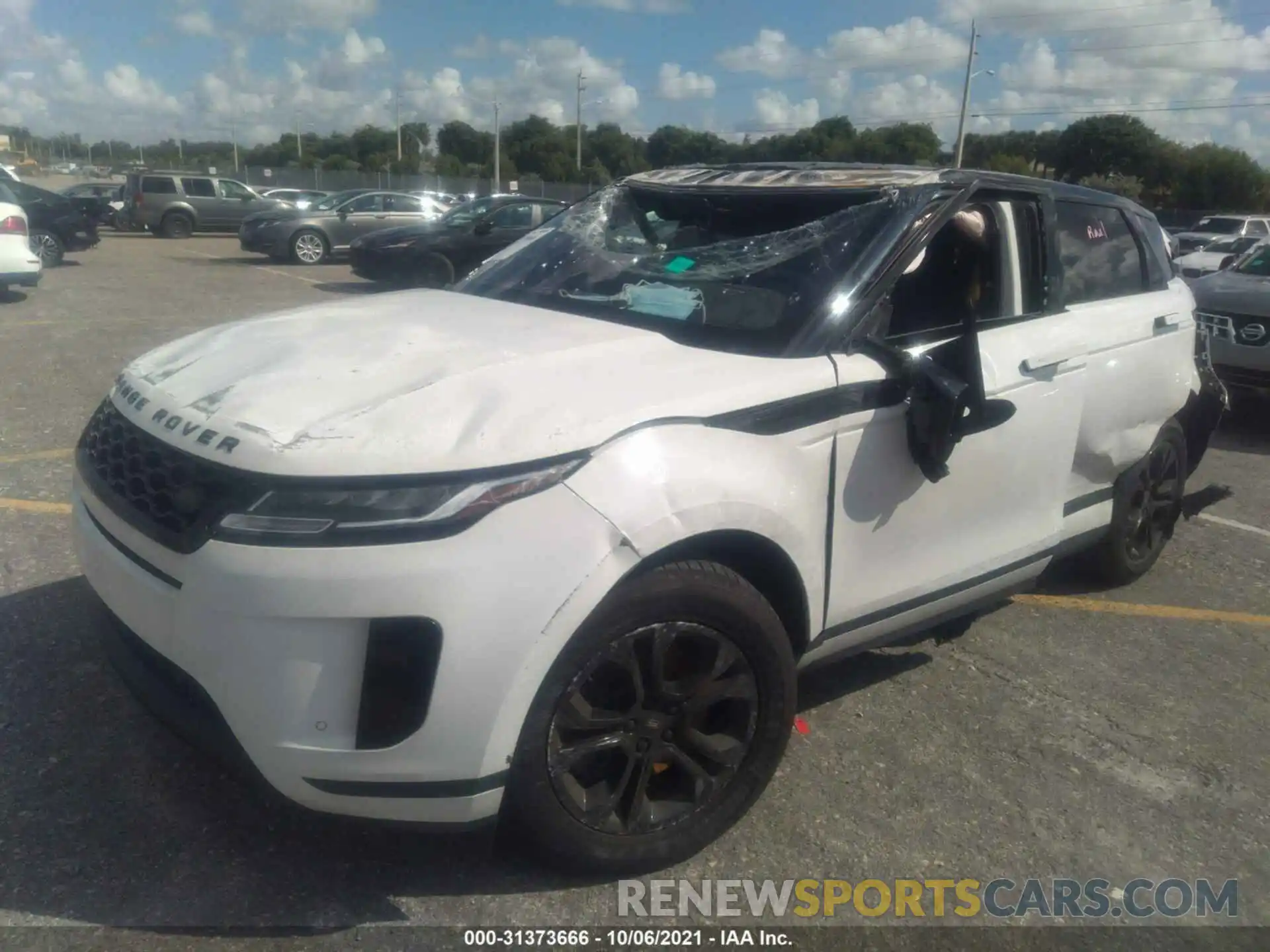 2 Photograph of a damaged car SALZJ2FX7LH006168 LAND ROVER RANGE ROVER EVOQUE 2020