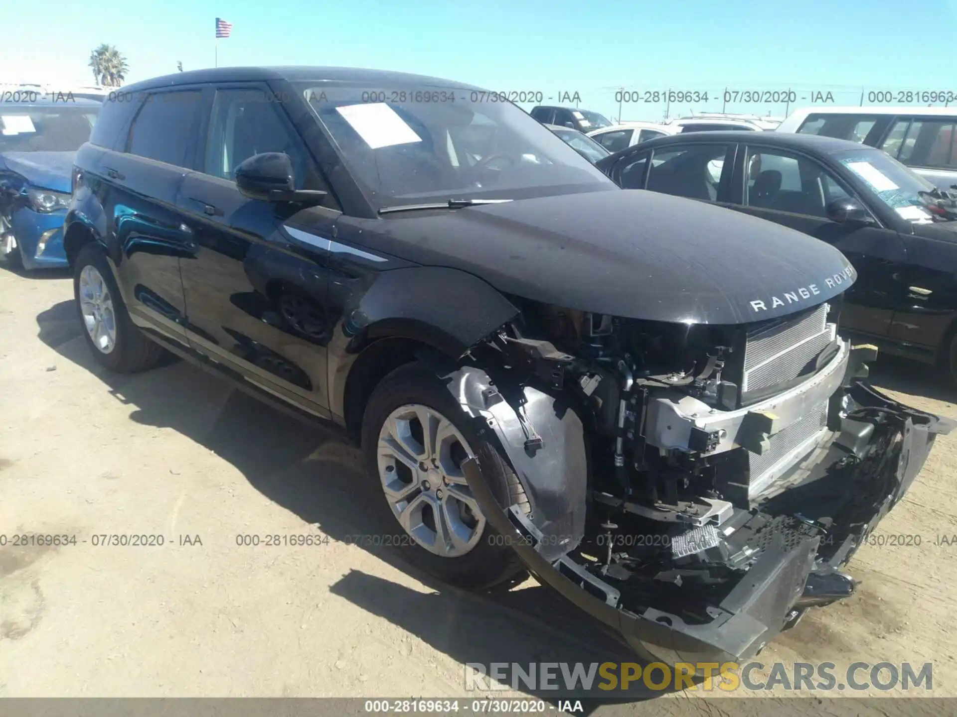 1 Photograph of a damaged car SALZJ2FX7LH016926 LAND ROVER RANGE ROVER EVOQUE 2020