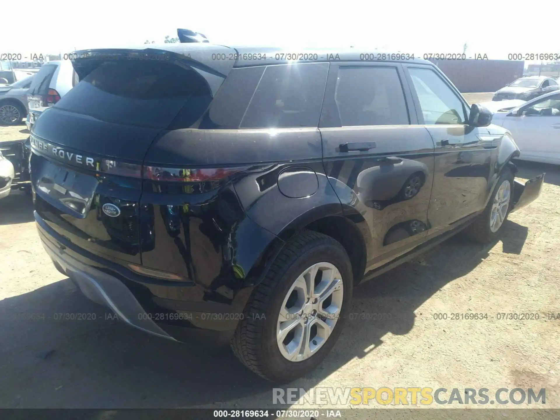 4 Фотография поврежденного автомобиля SALZJ2FX7LH016926 LAND ROVER RANGE ROVER EVOQUE 2020