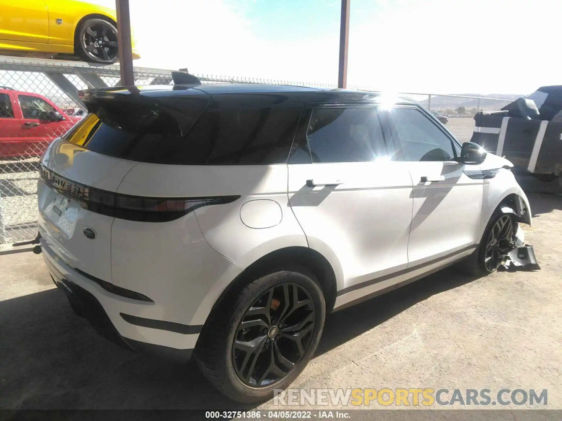 4 Фотография поврежденного автомобиля SALZJ2FX7LH060084 LAND ROVER RANGE ROVER EVOQUE 2020