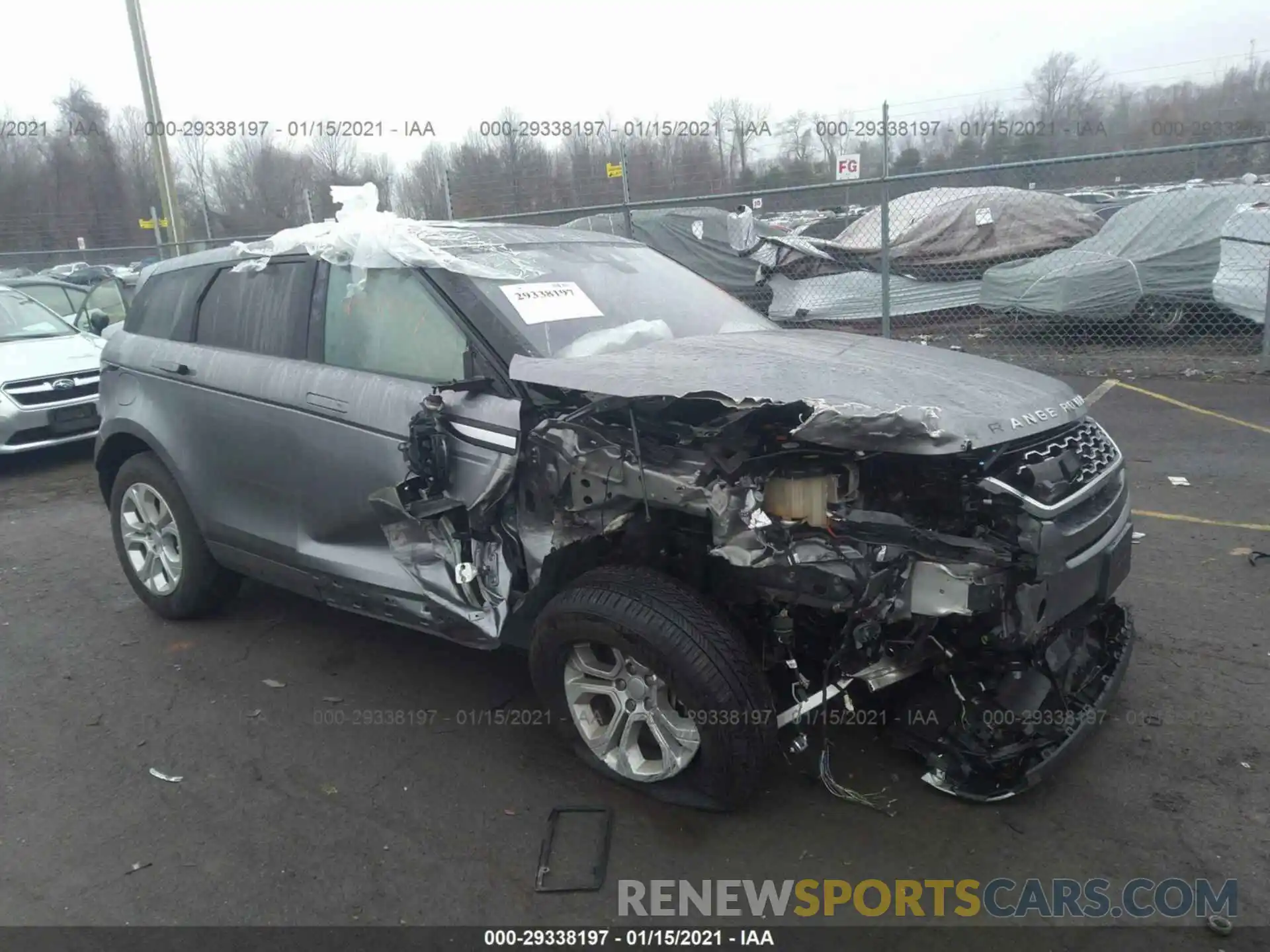 1 Photograph of a damaged car SALZJ2FX7LH073465 LAND ROVER RANGE ROVER EVOQUE 2020