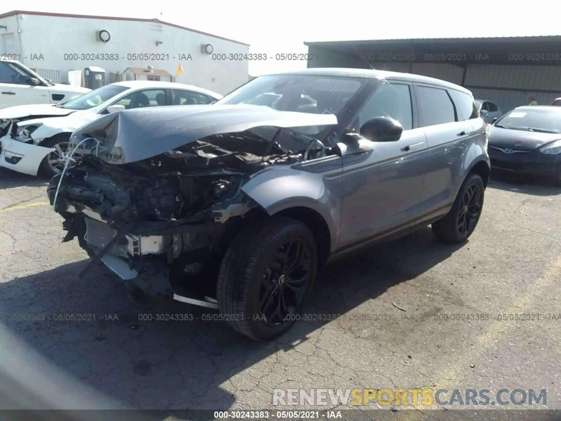 2 Photograph of a damaged car SALZJ2FX7LH100163 LAND ROVER RANGE ROVER EVOQUE 2020