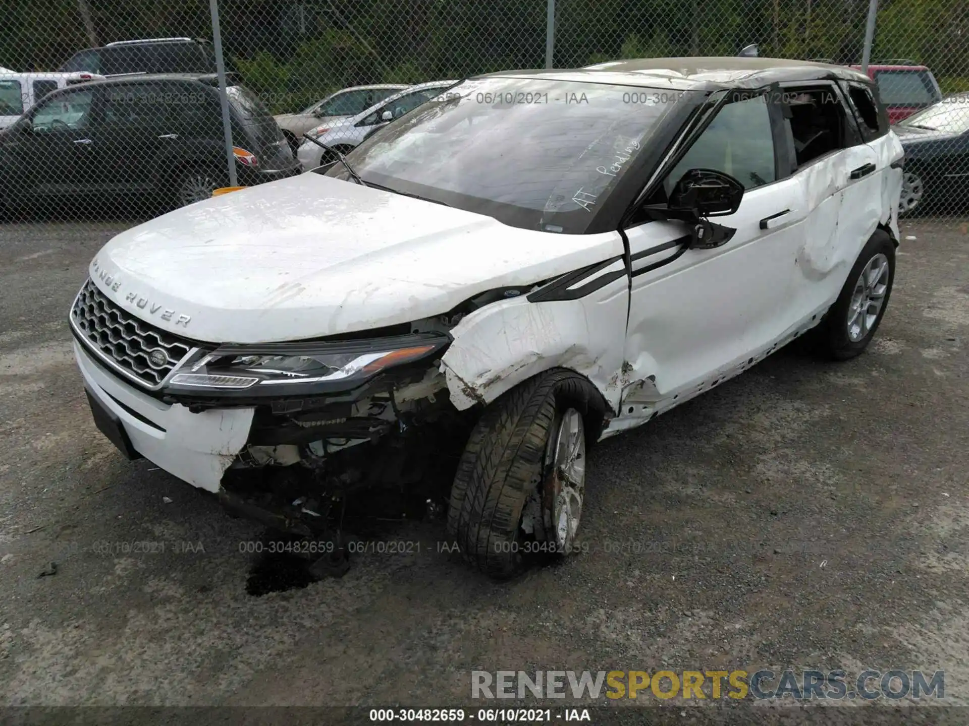 2 Photograph of a damaged car SALZJ2FX8LH022024 LAND ROVER RANGE ROVER EVOQUE 2020