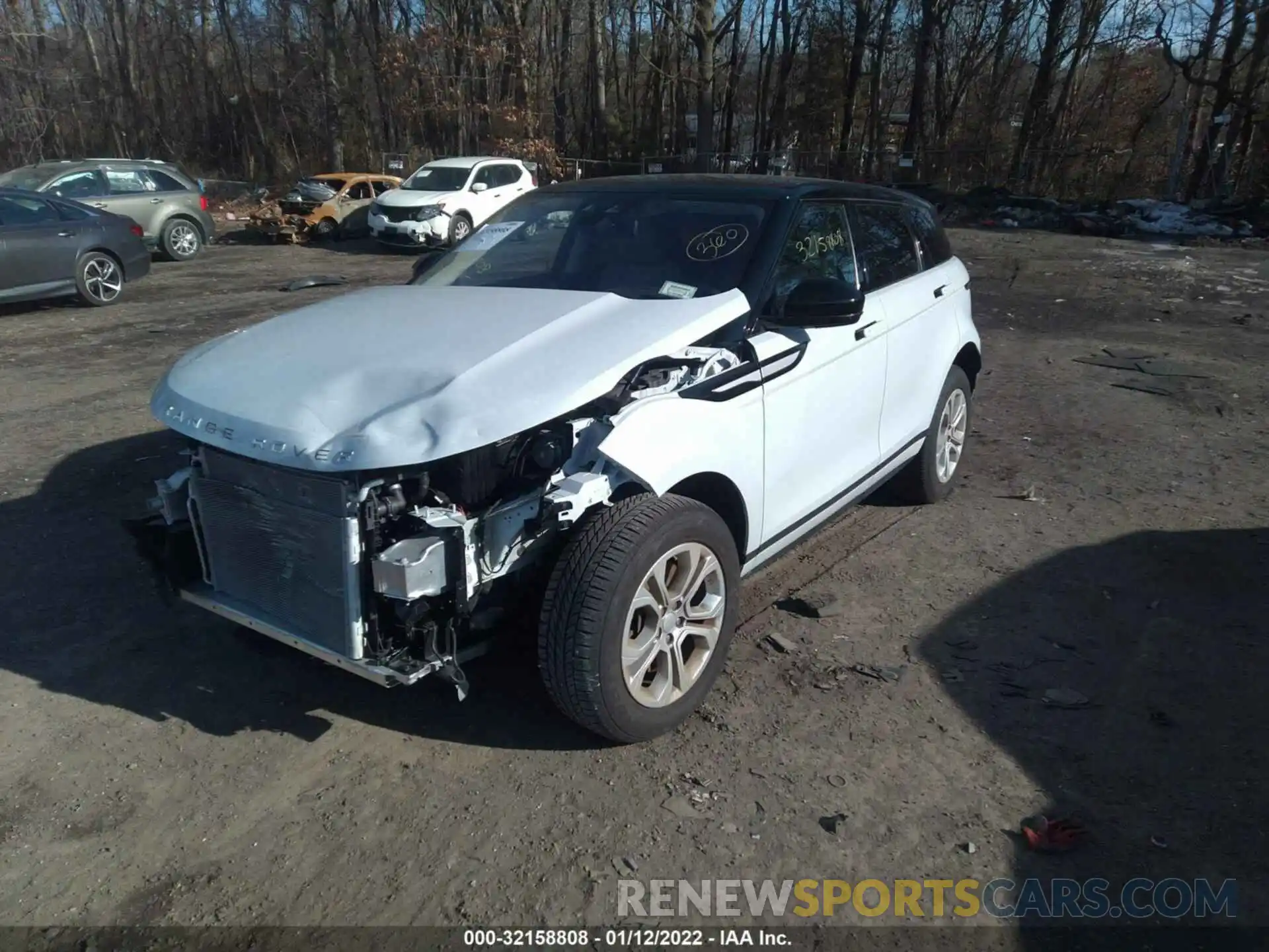 2 Фотография поврежденного автомобиля SALZJ2FX8LH033203 LAND ROVER RANGE ROVER EVOQUE 2020