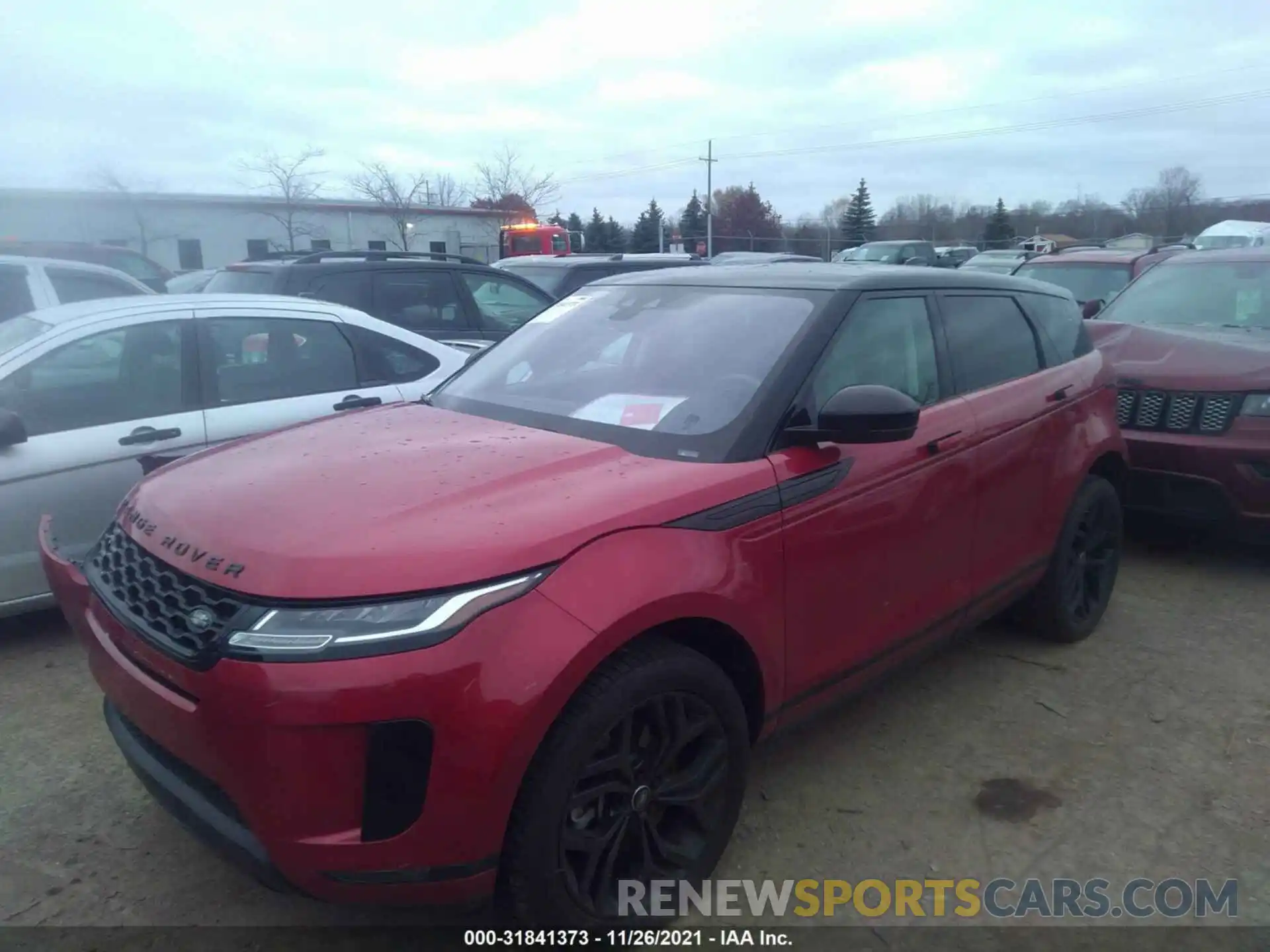 2 Фотография поврежденного автомобиля SALZJ2FX8LH043648 LAND ROVER RANGE ROVER EVOQUE 2020