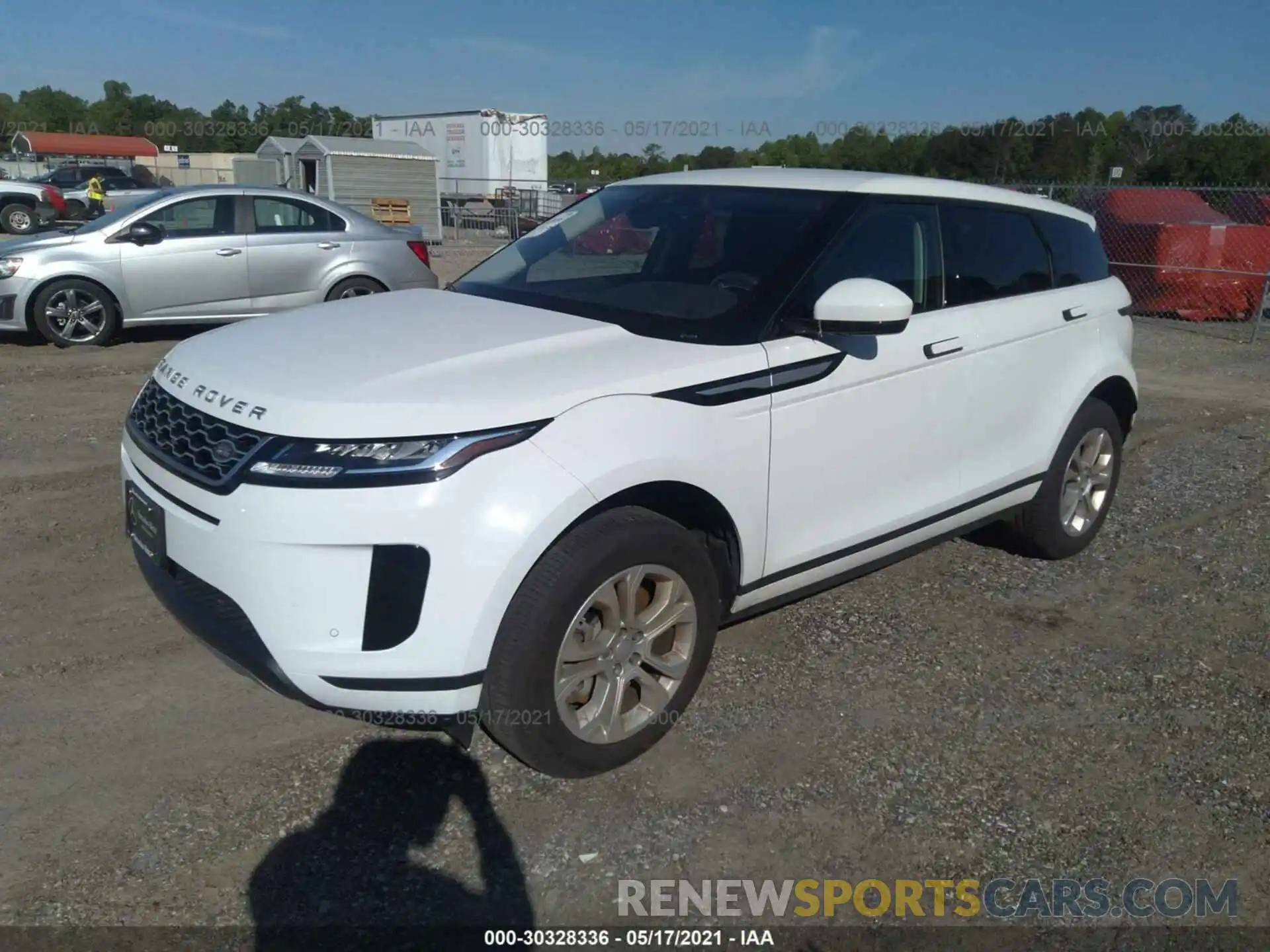 2 Фотография поврежденного автомобиля SALZJ2FX8LH053600 LAND ROVER RANGE ROVER EVOQUE 2020