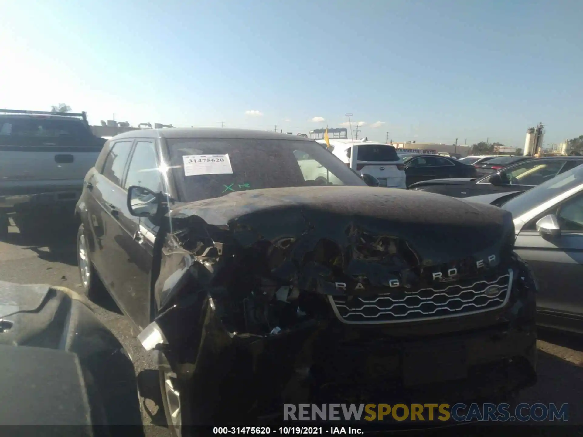 1 Photograph of a damaged car SALZJ2FX8LH116257 LAND ROVER RANGE ROVER EVOQUE 2020