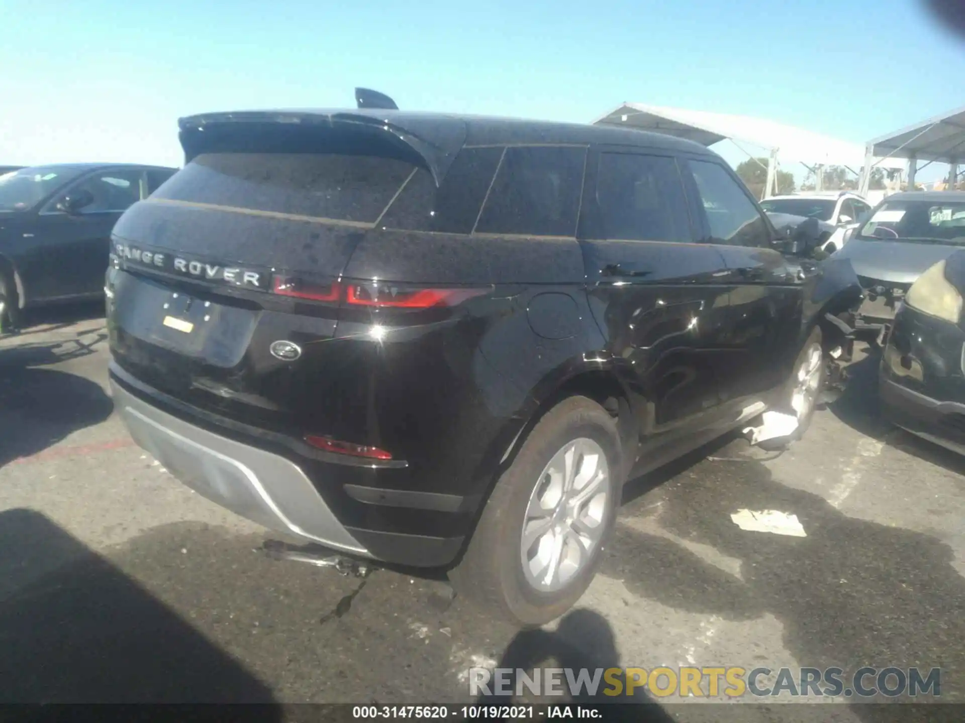 4 Photograph of a damaged car SALZJ2FX8LH116257 LAND ROVER RANGE ROVER EVOQUE 2020