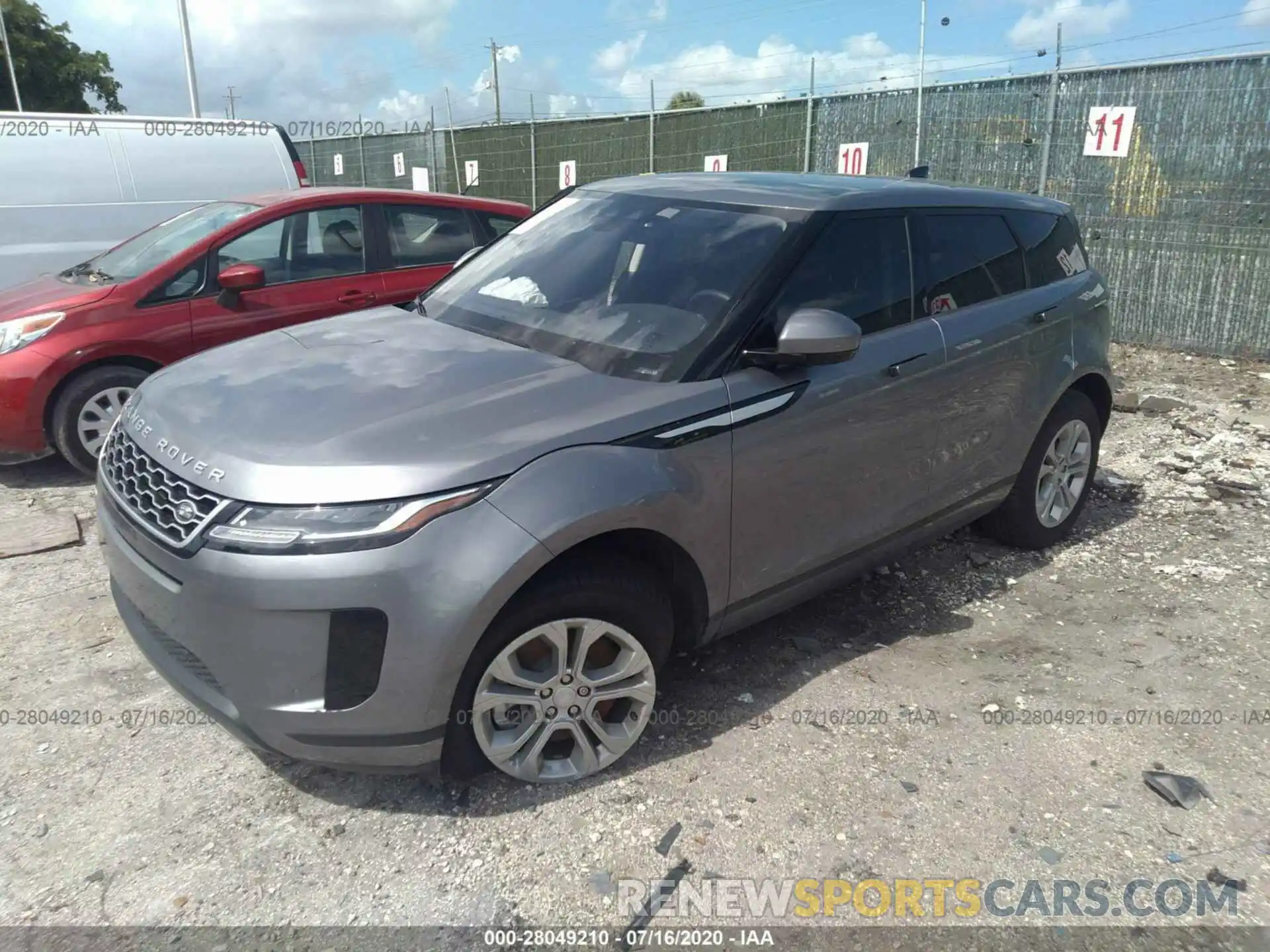 2 Photograph of a damaged car SALZJ2FX9LH068171 LAND ROVER RANGE ROVER EVOQUE 2020