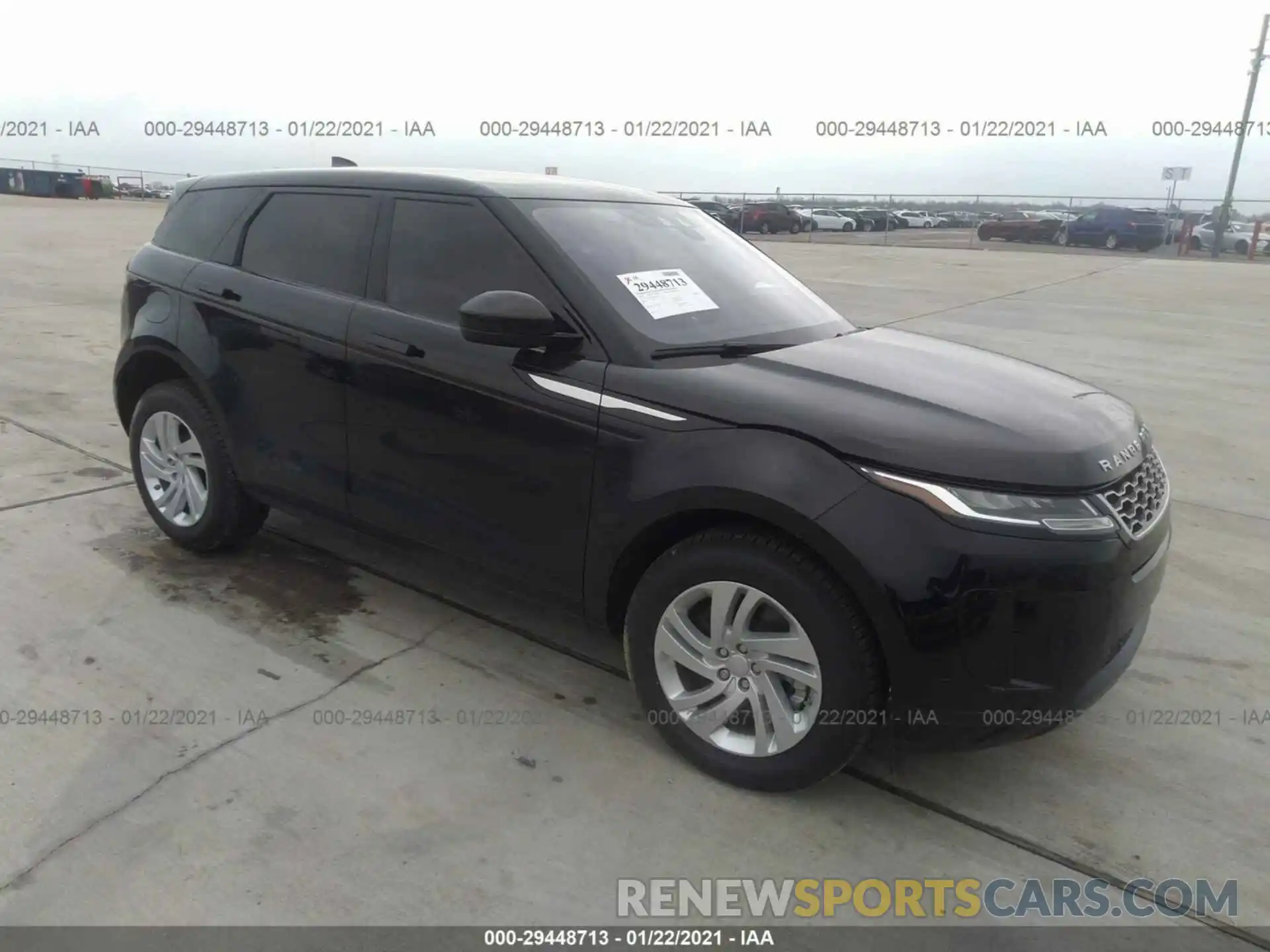 1 Photograph of a damaged car SALZJ2FX9LH071460 LAND ROVER RANGE ROVER EVOQUE 2020