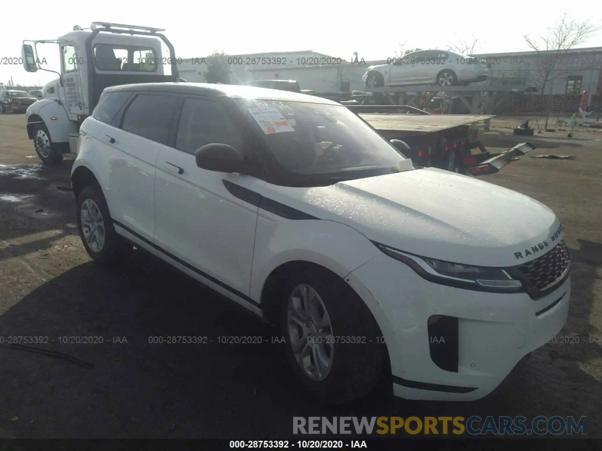 1 Photograph of a damaged car SALZJ2FXXLH029847 LAND ROVER RANGE ROVER EVOQUE 2020