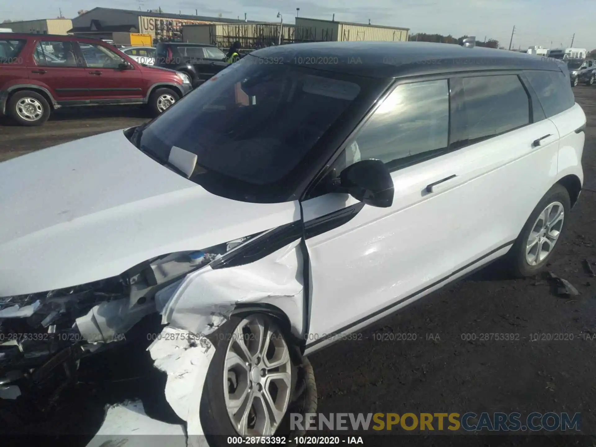 2 Photograph of a damaged car SALZJ2FXXLH029847 LAND ROVER RANGE ROVER EVOQUE 2020