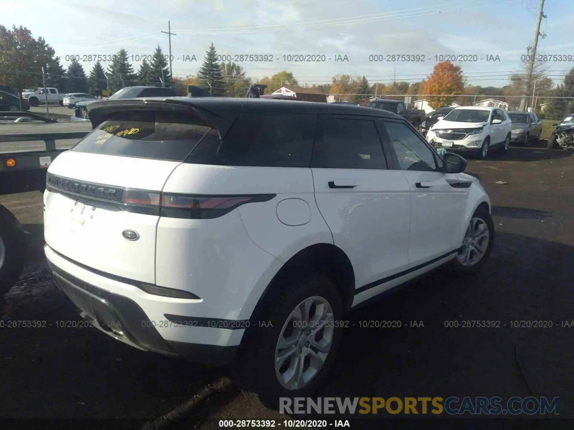 4 Фотография поврежденного автомобиля SALZJ2FXXLH029847 LAND ROVER RANGE ROVER EVOQUE 2020