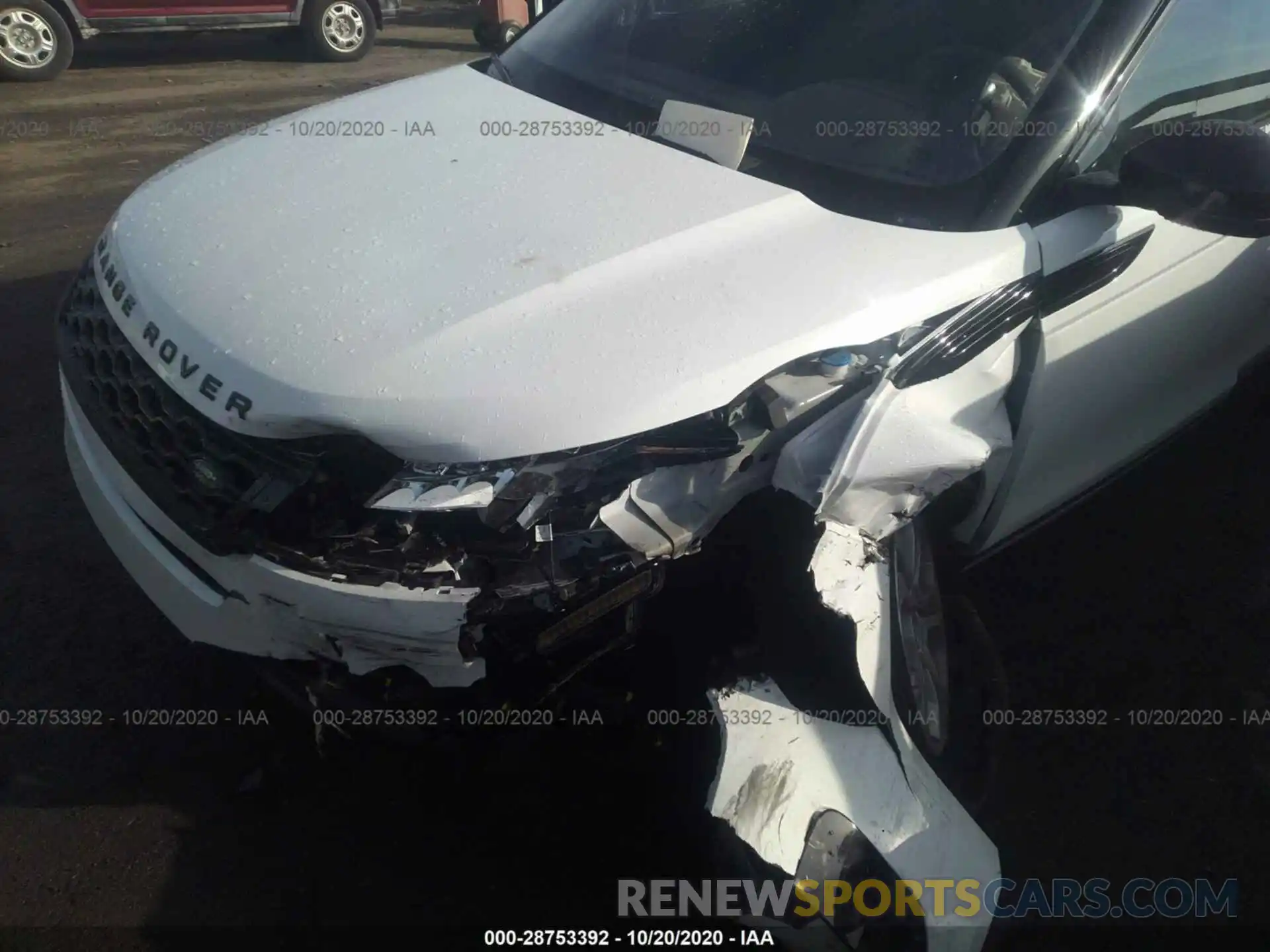 6 Photograph of a damaged car SALZJ2FXXLH029847 LAND ROVER RANGE ROVER EVOQUE 2020