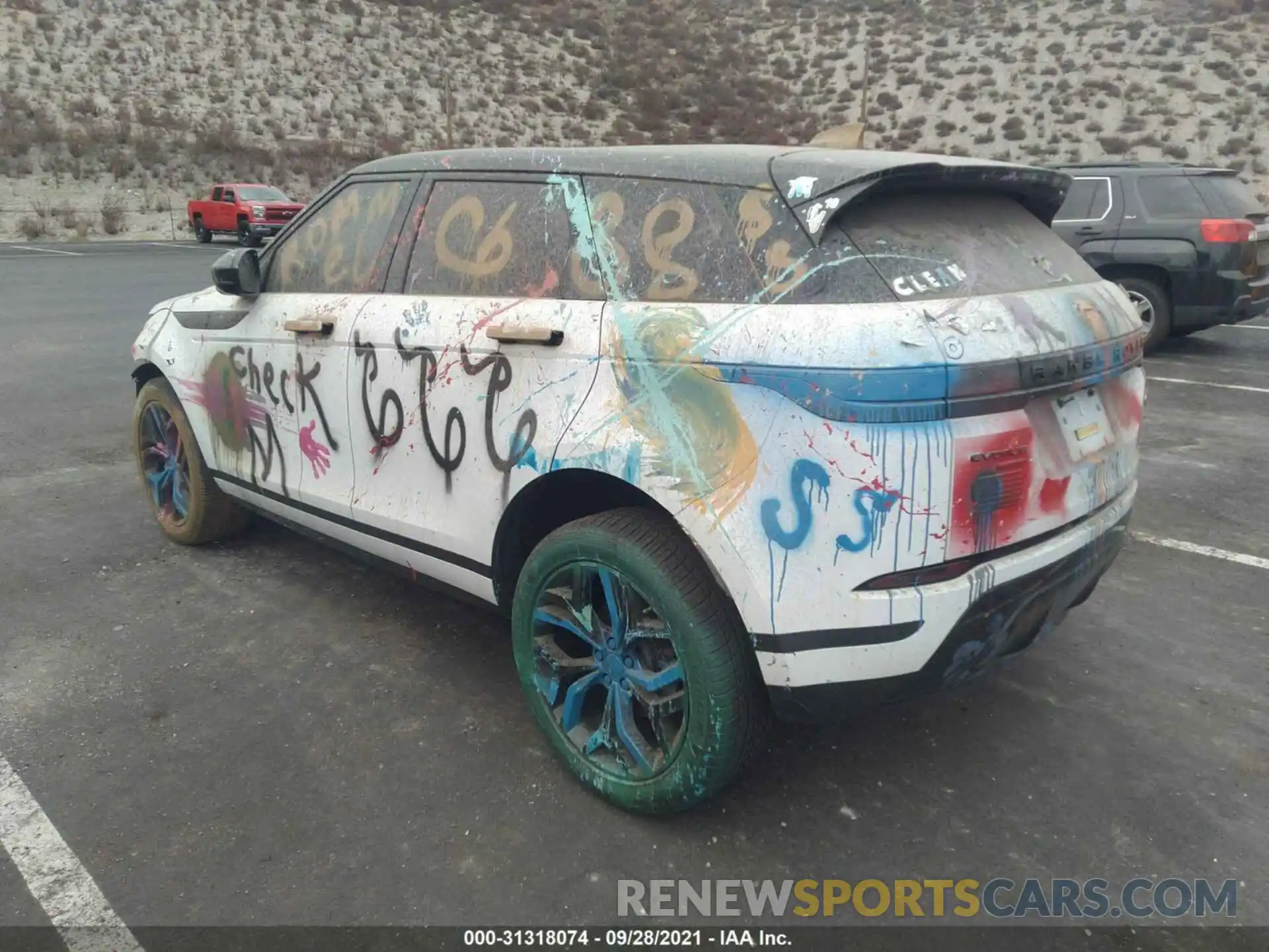 3 Photograph of a damaged car SALZJ2FXXLH067403 LAND ROVER RANGE ROVER EVOQUE 2020