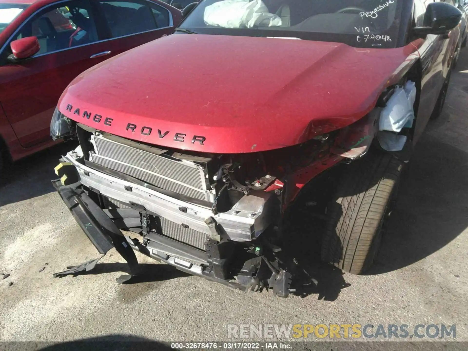 6 Photograph of a damaged car SALZJ2FXXLH079048 LAND ROVER RANGE ROVER EVOQUE 2020