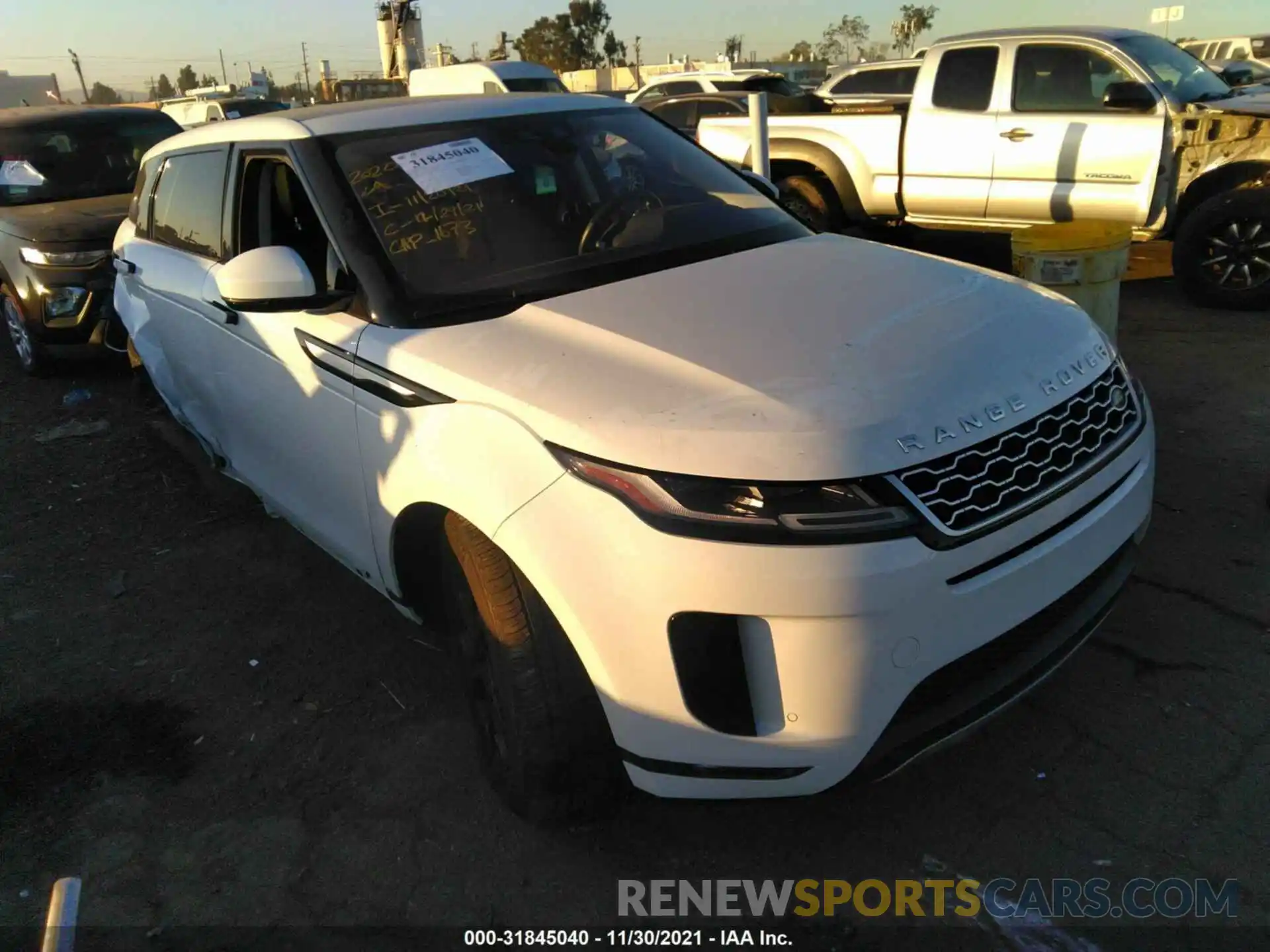 1 Photograph of a damaged car SALZJ2FXXLH081673 LAND ROVER RANGE ROVER EVOQUE 2020