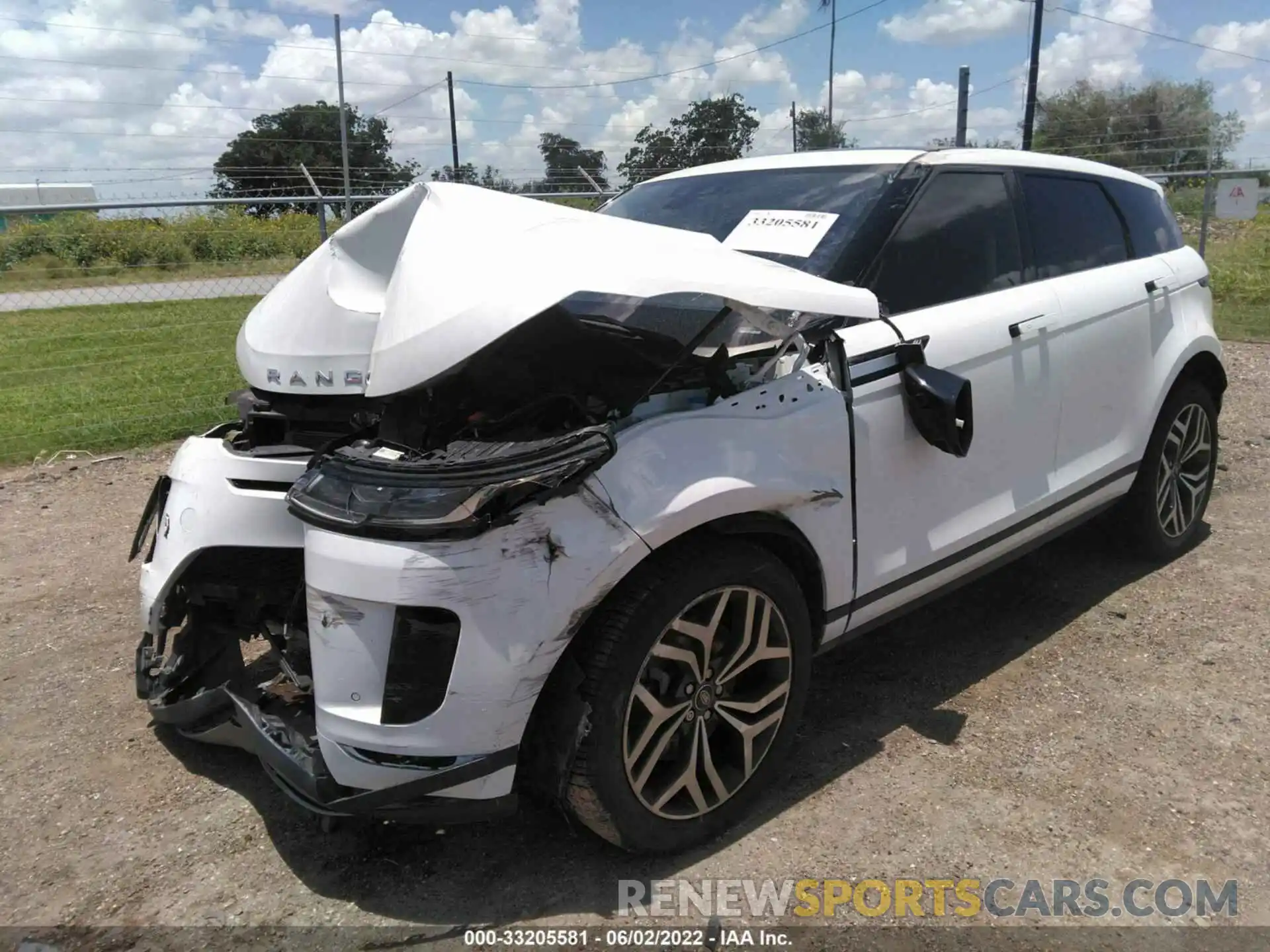 2 Photograph of a damaged car SALZJ2FXXLH086968 LAND ROVER RANGE ROVER EVOQUE 2020