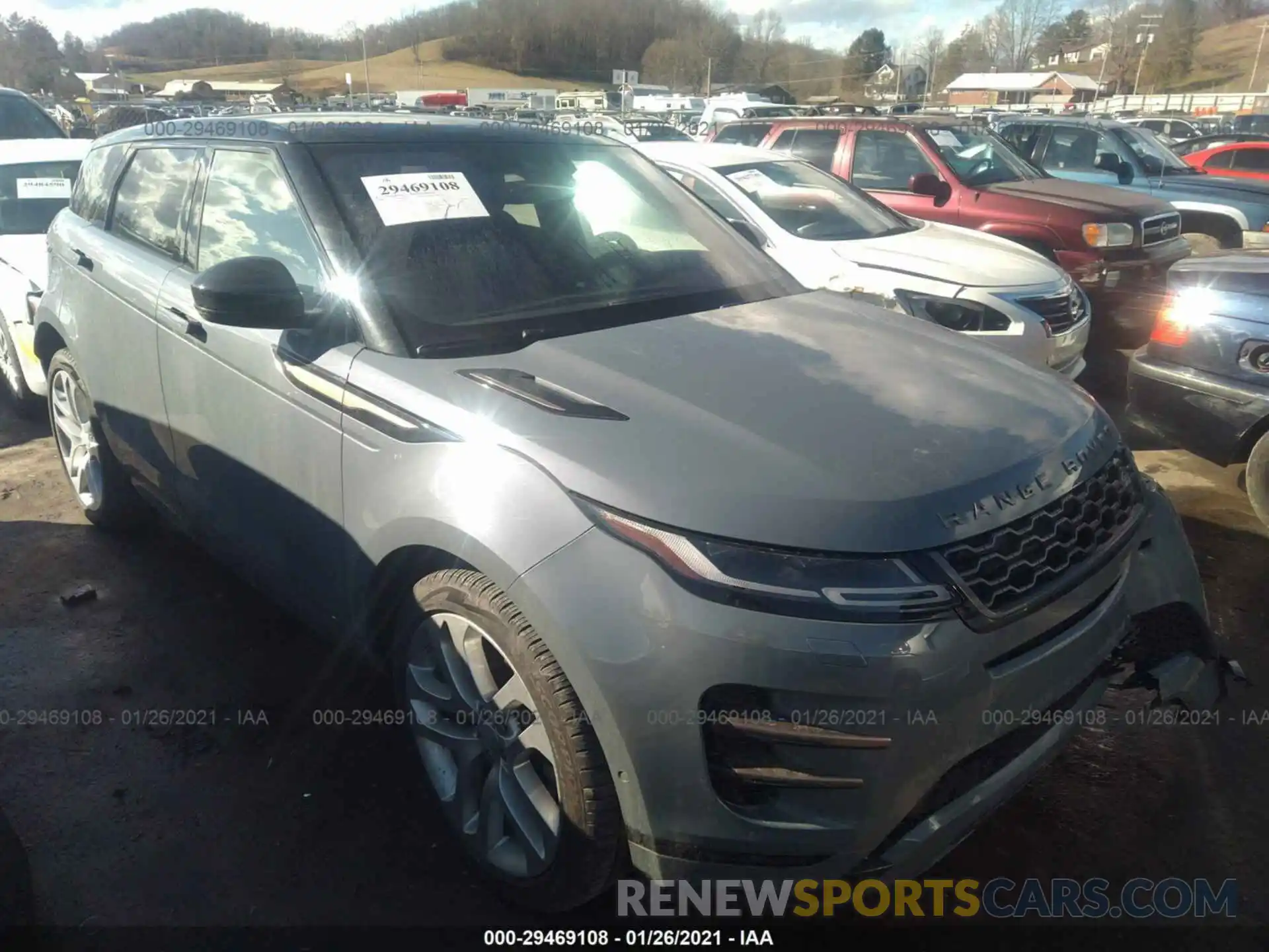 1 Photograph of a damaged car SALZL2FX8LH000907 LAND ROVER RANGE ROVER EVOQUE 2020