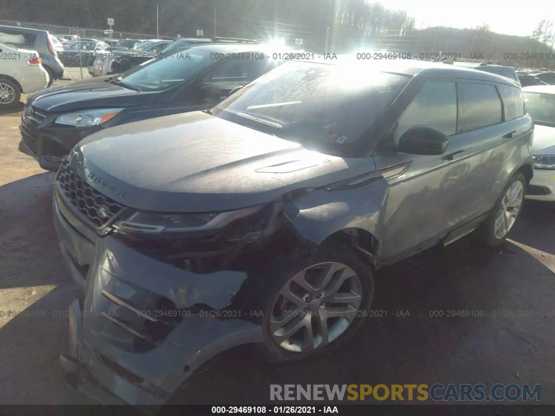 2 Photograph of a damaged car SALZL2FX8LH000907 LAND ROVER RANGE ROVER EVOQUE 2020